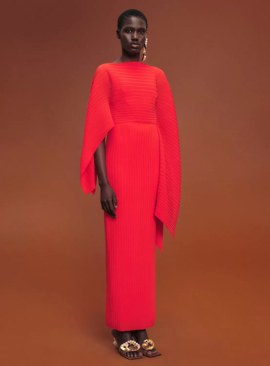 The Adami Maxi Dress In Red^Solace London New