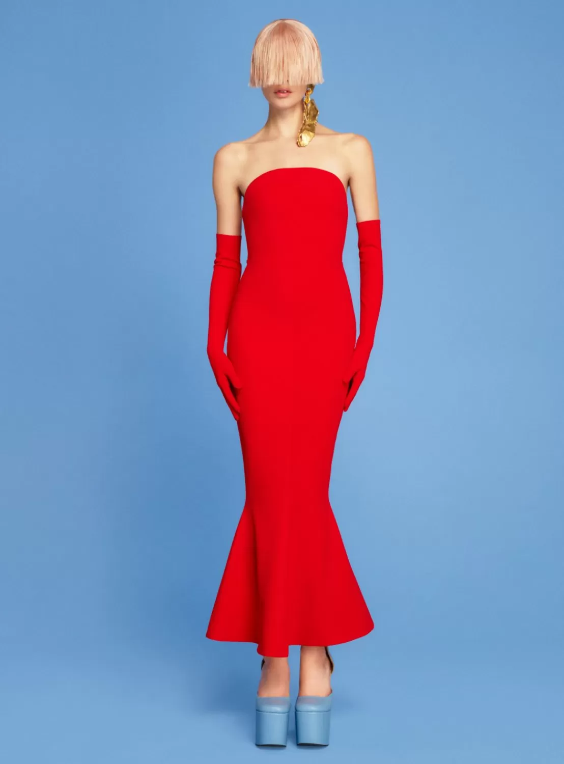 The Amara Midi Dress In Red^Solace London Flash Sale