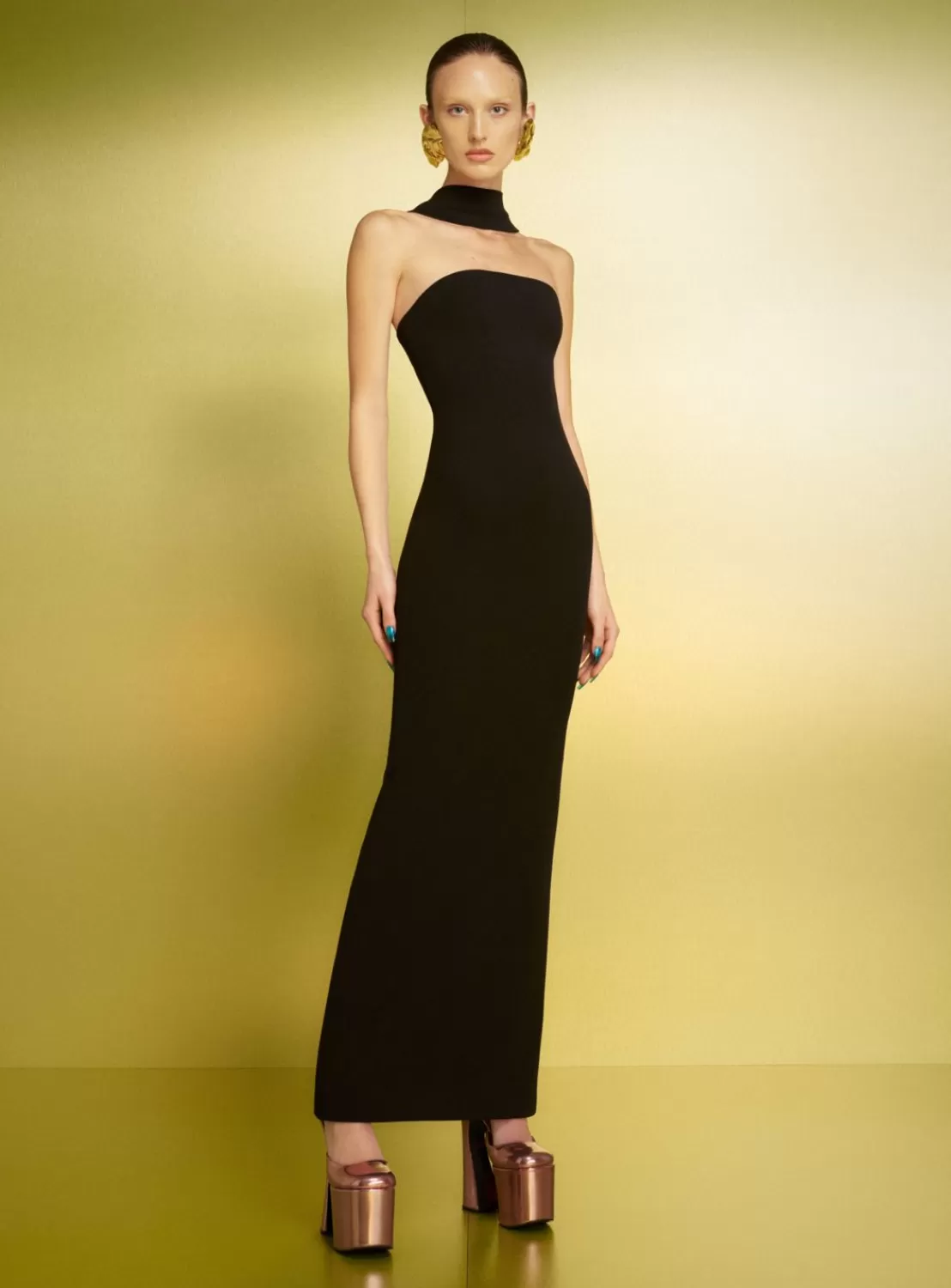 The Amari Maxi Dress In Black^Solace London Clearance