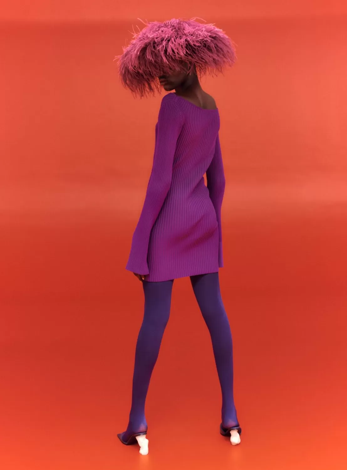 The Ario Mini Dress In Purple^Solace London New