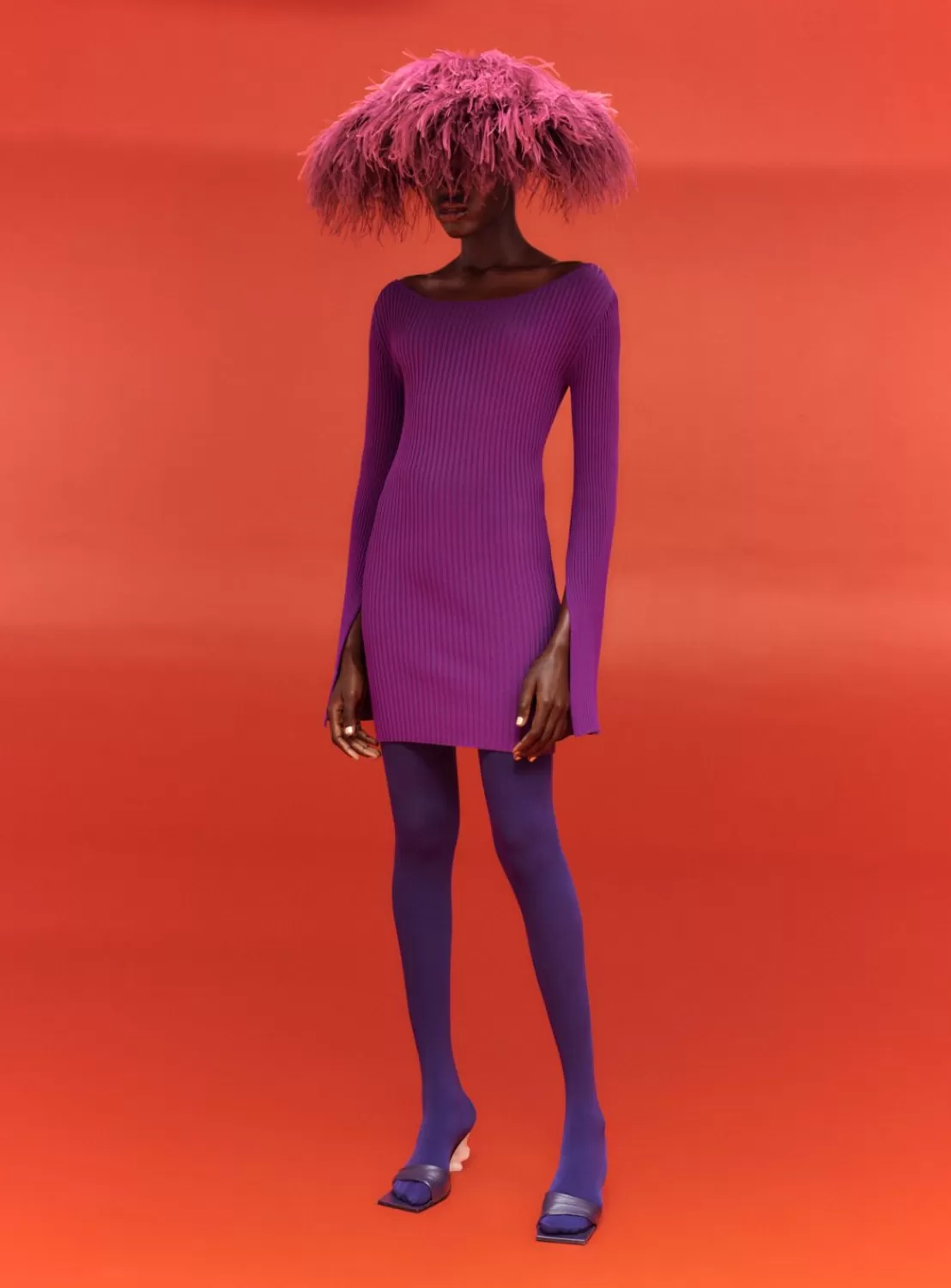 The Ario Mini Dress In Purple^Solace London New