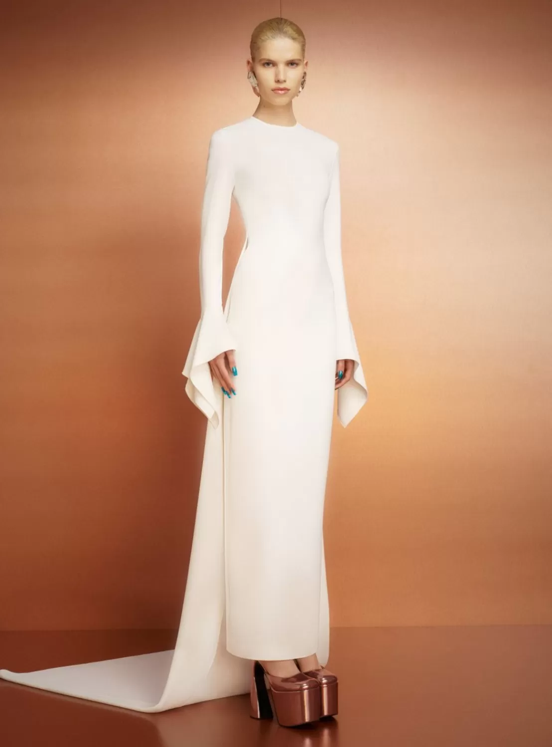 The Blake Maxi Dress In Cream^Solace London Store