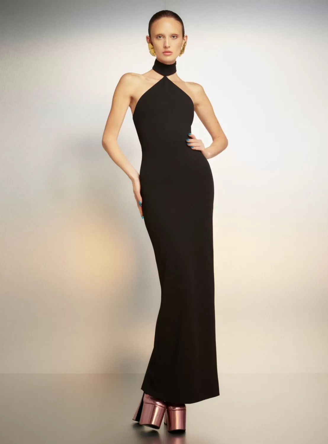 The Blanca Maxi Dress In Black^Solace London Hot