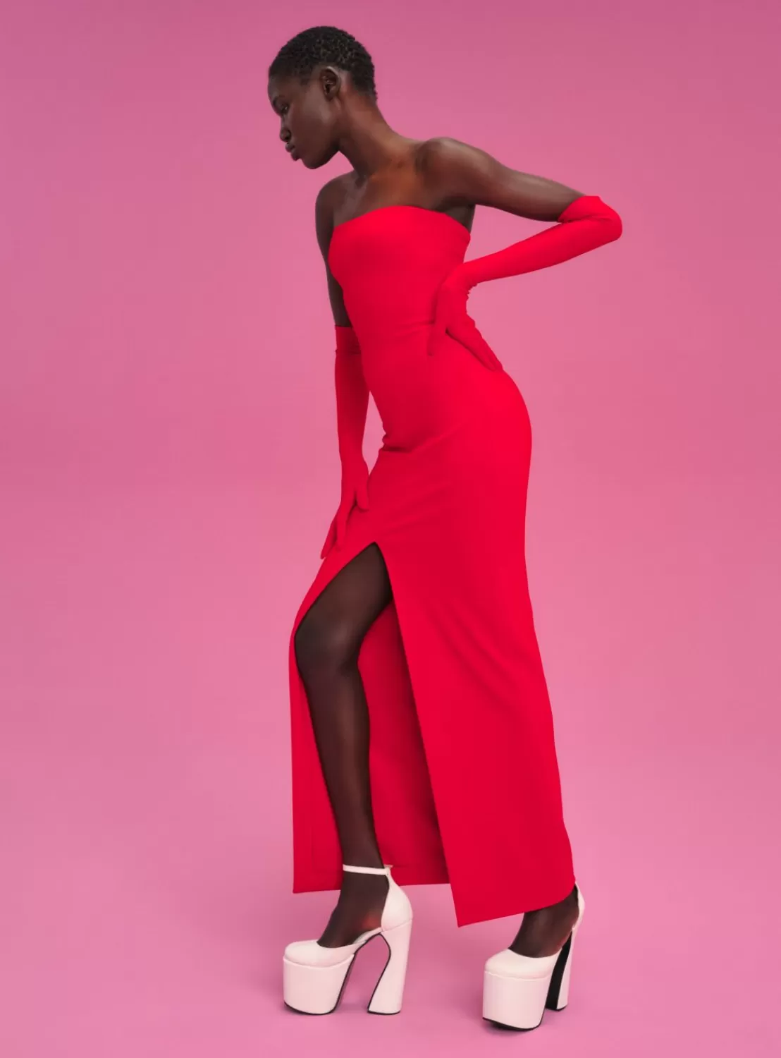 The Bysha Maxi Dress In Red^Solace London Clearance