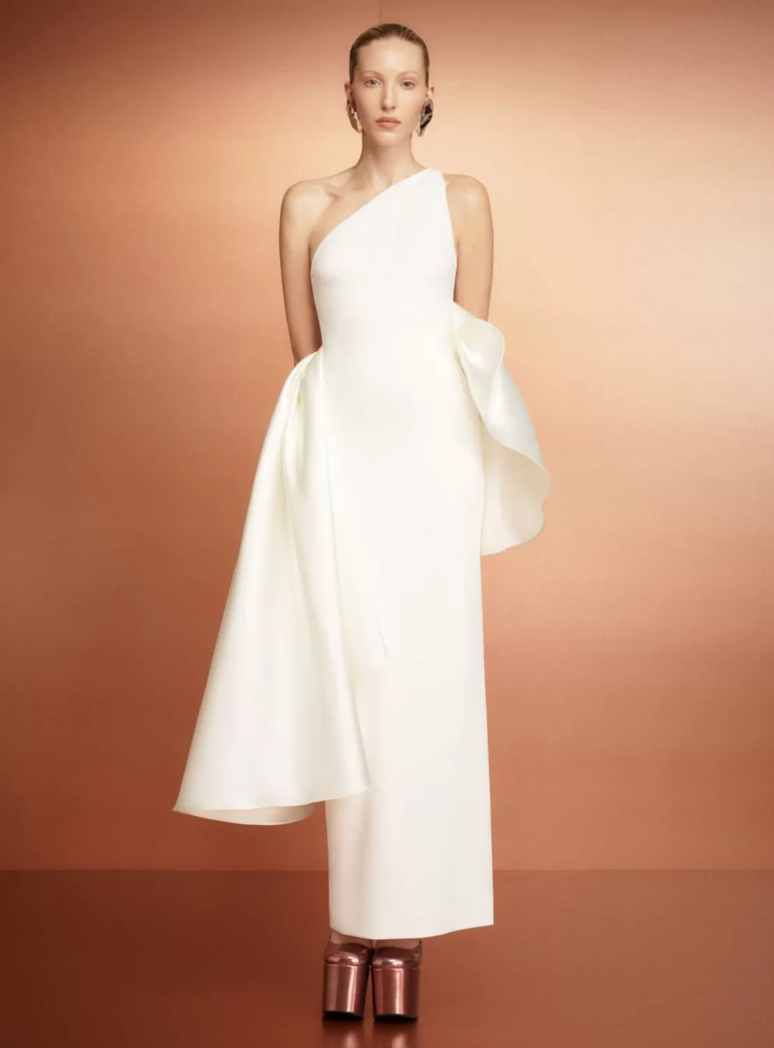 The Calla Maxi Dress In Cream^Solace London Discount