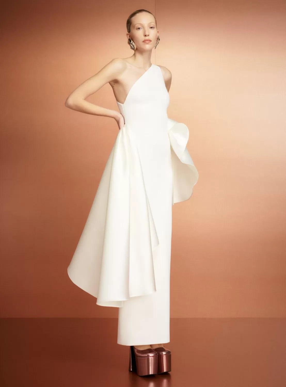 The Calla Maxi Dress In Cream^Solace London Discount