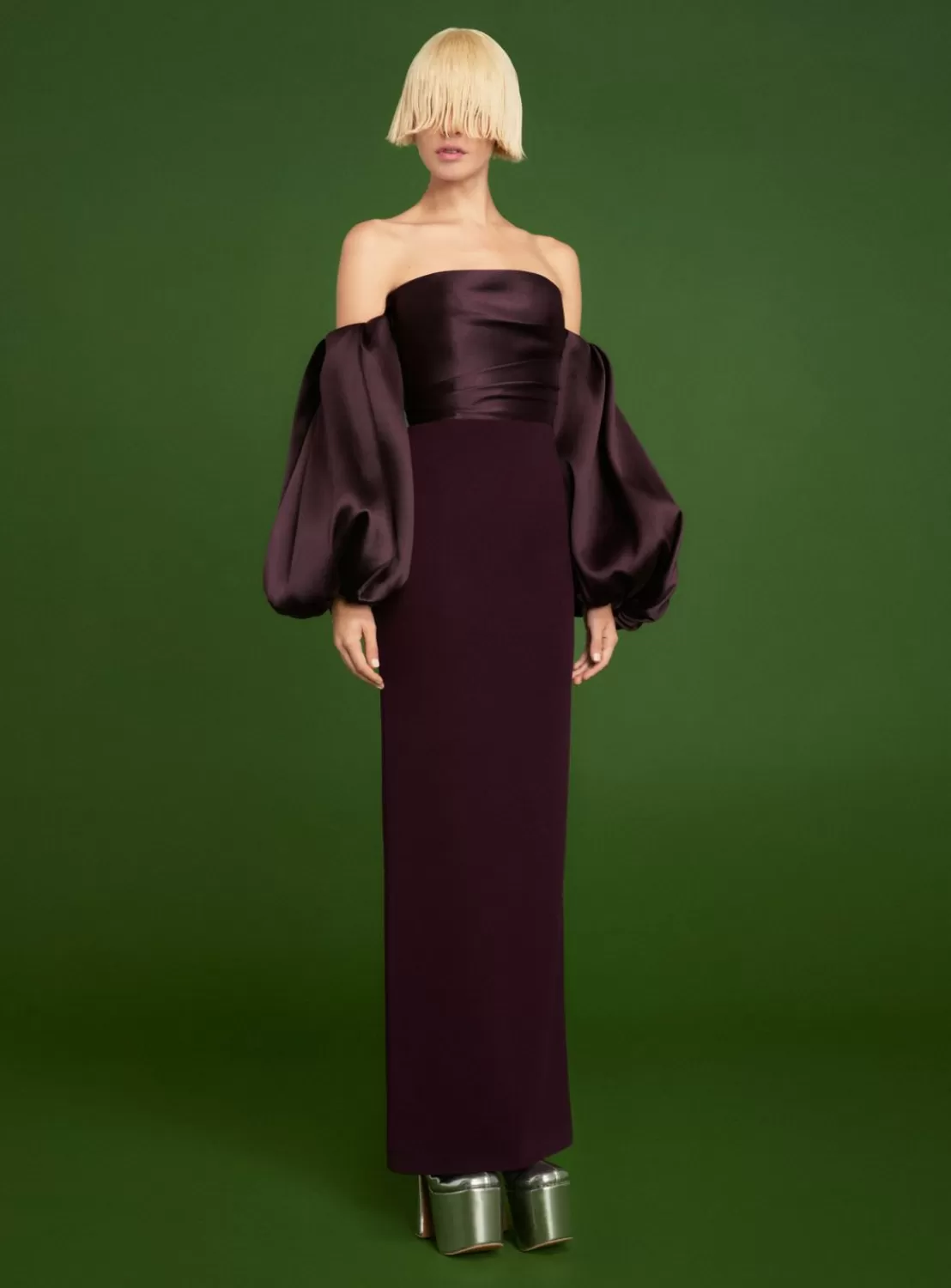 The Carmen Maxi Dress In Plum^Solace London Outlet