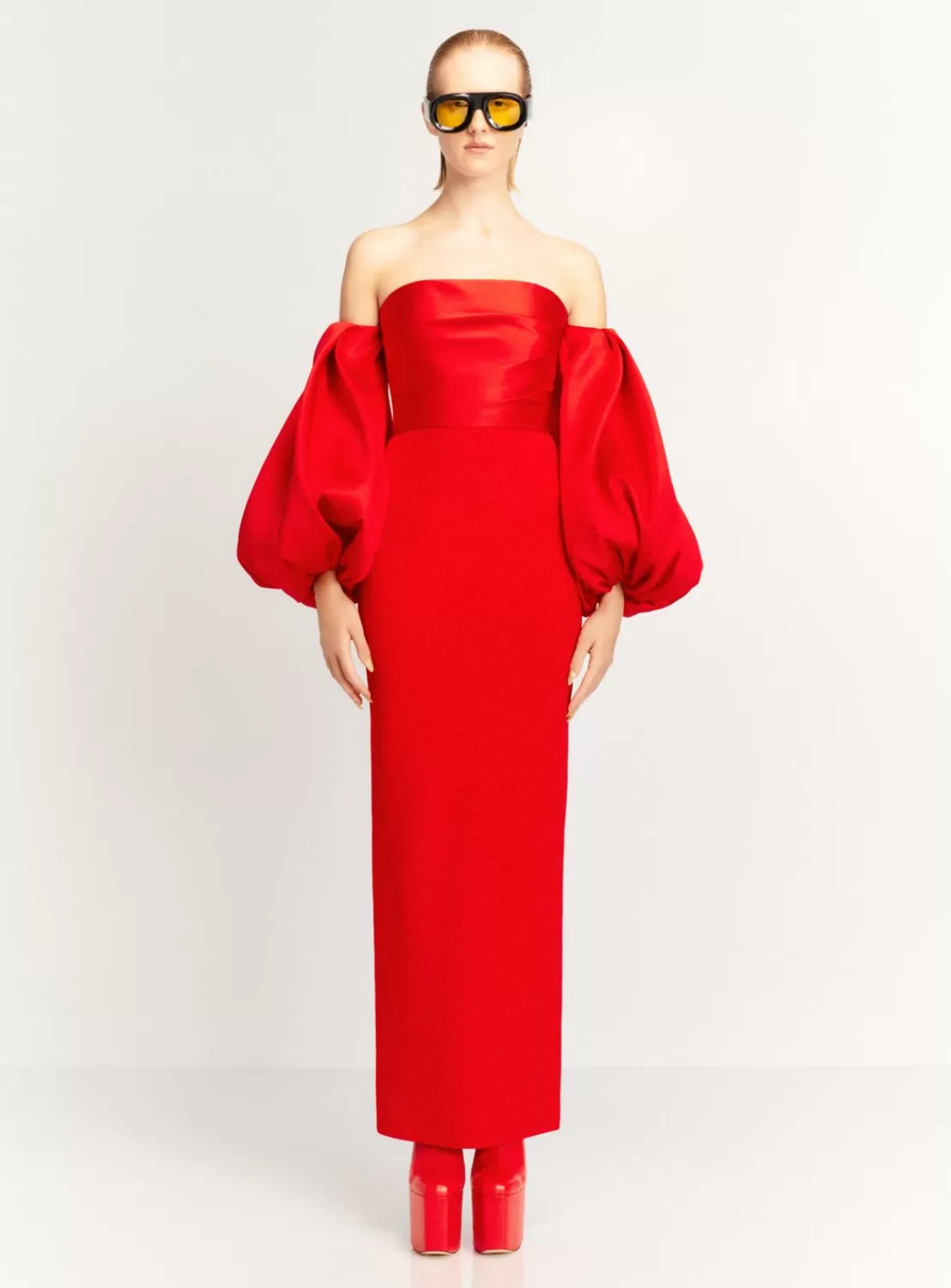 The Carmen Maxi Dress In Red^Solace London Fashion