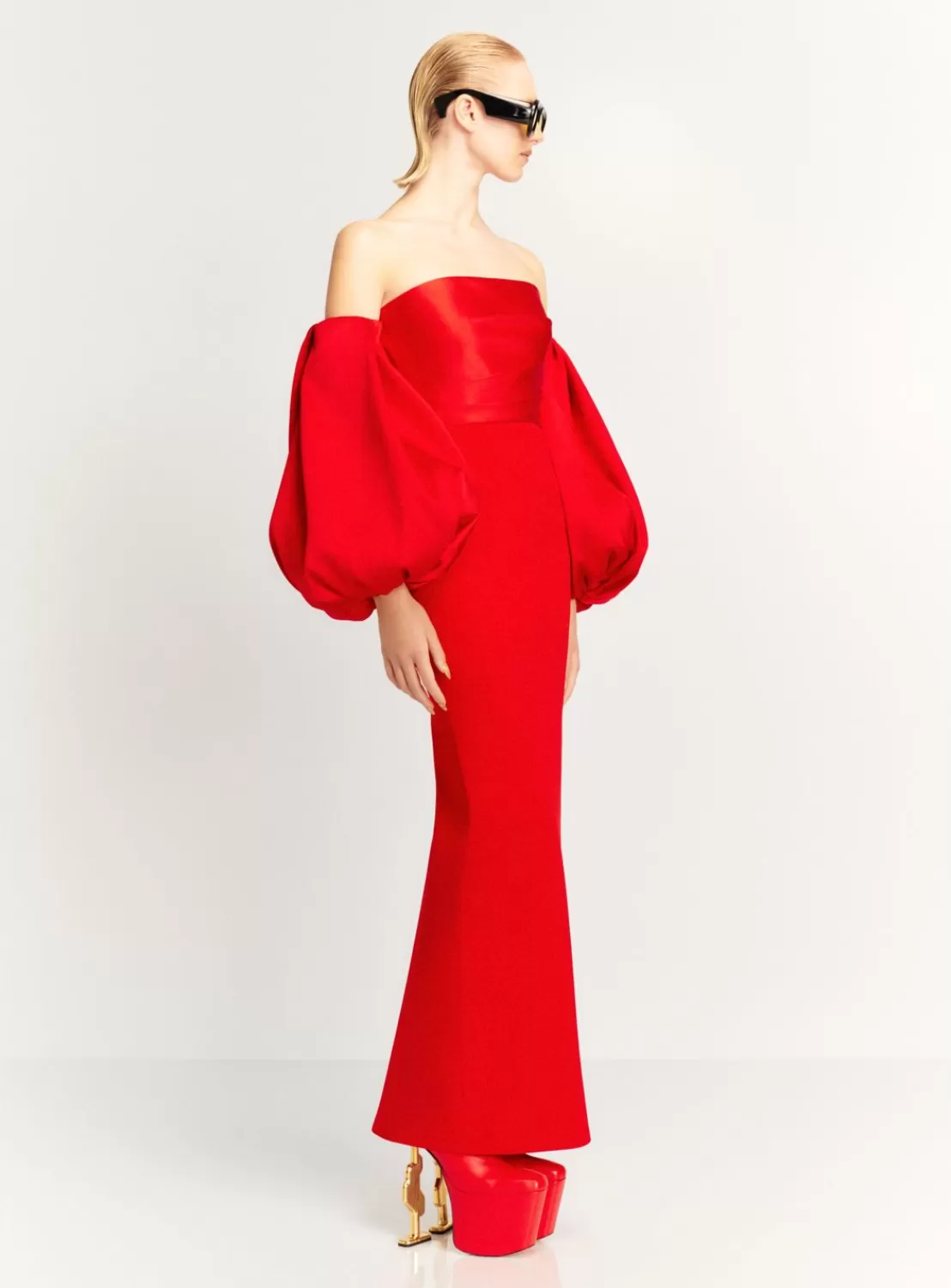 The Carmen Maxi Dress In Red^Solace London Fashion