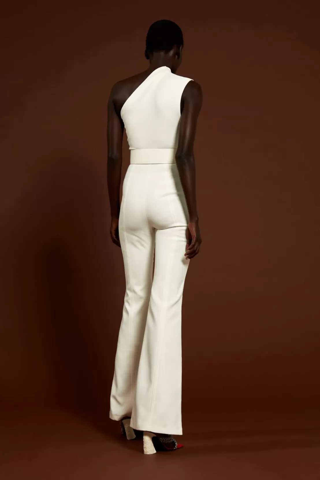 The Cleo Jumpsuit In Cream^Solace London New