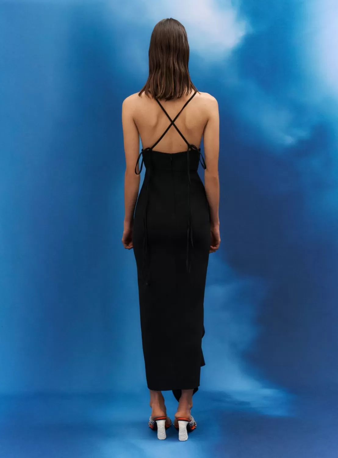 The Cora Midaxi Dress In Black^Solace London Shop