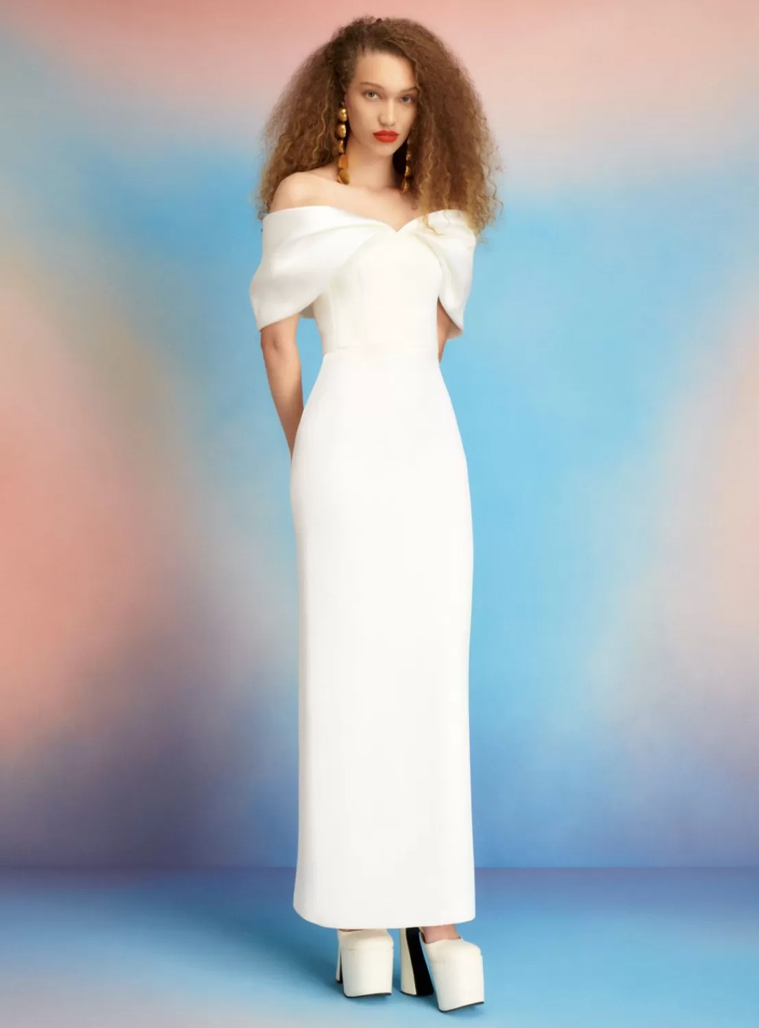 The Dakota Maxi Dress In Cream^Solace London Outlet