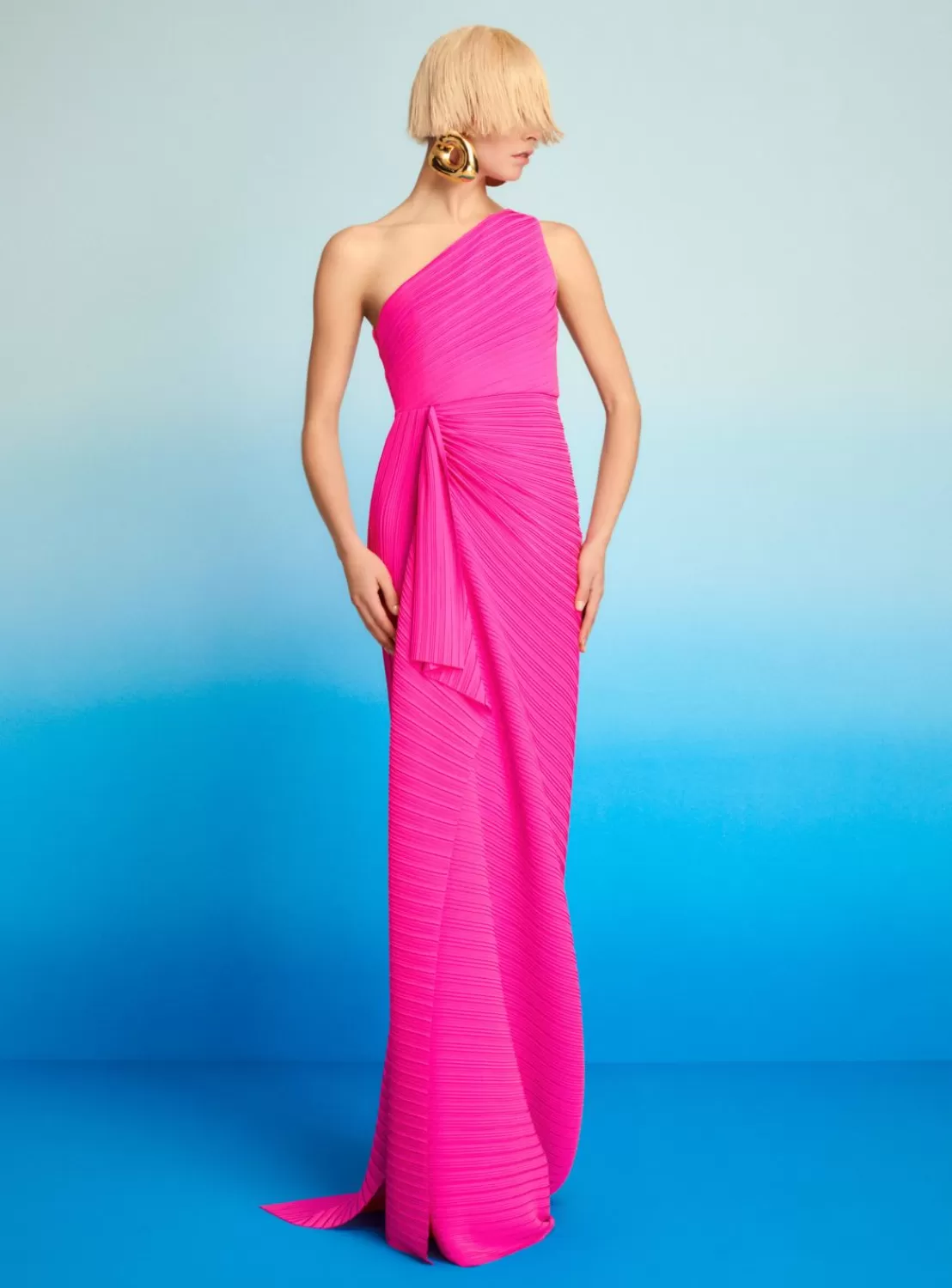 The Dyas Maxi Dress In Fuchsia^Solace London Fashion