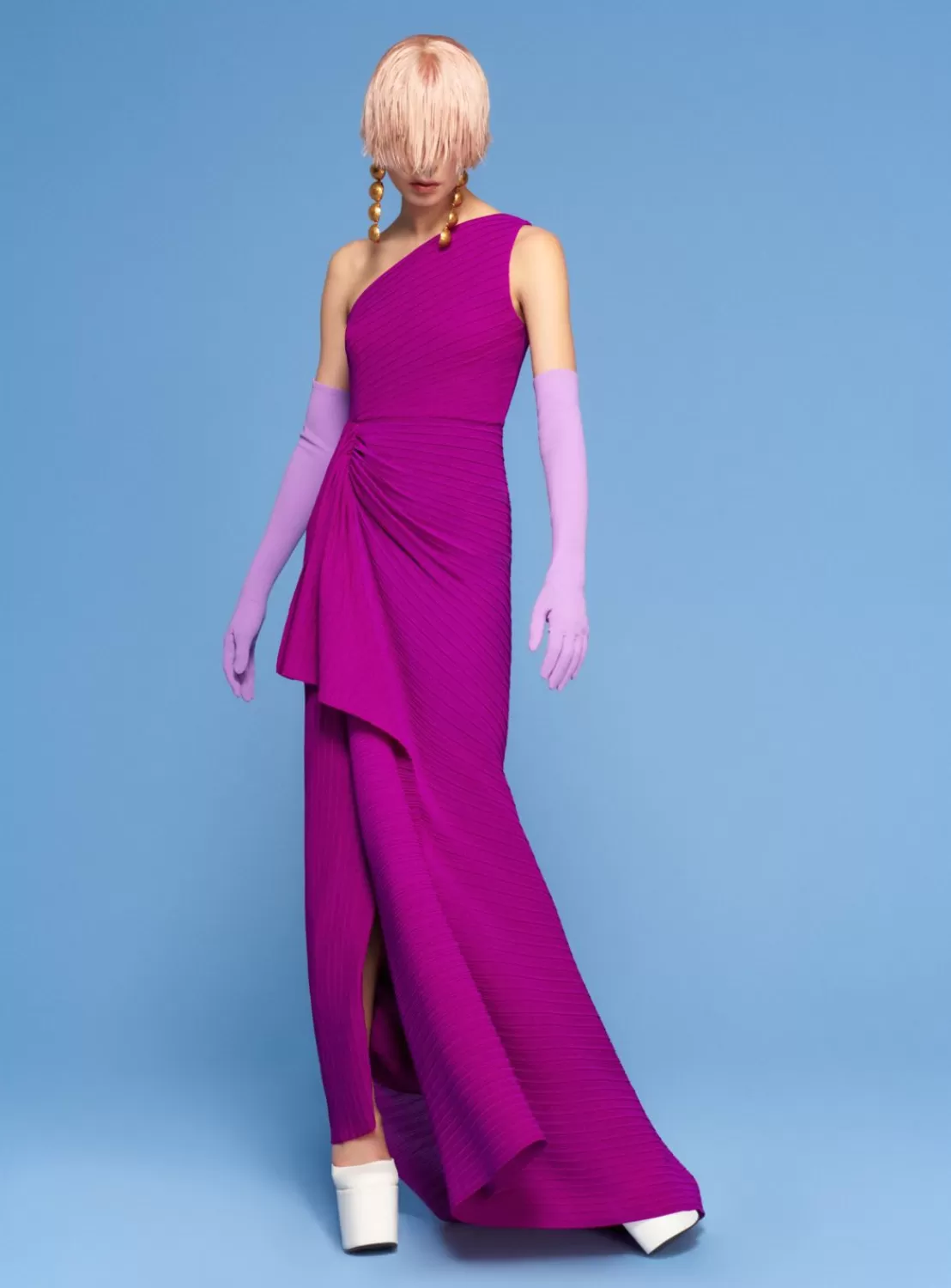 The Dyas Maxi Dress In Purple^Solace London New