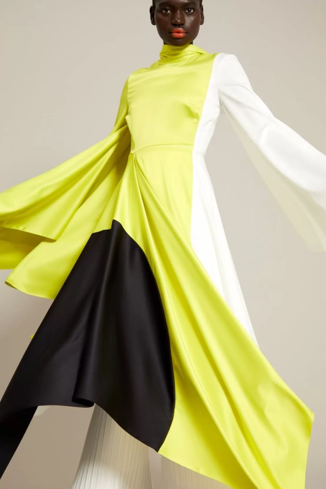 The Ella Dress In Colour Block Sulphur^Solace London Cheap