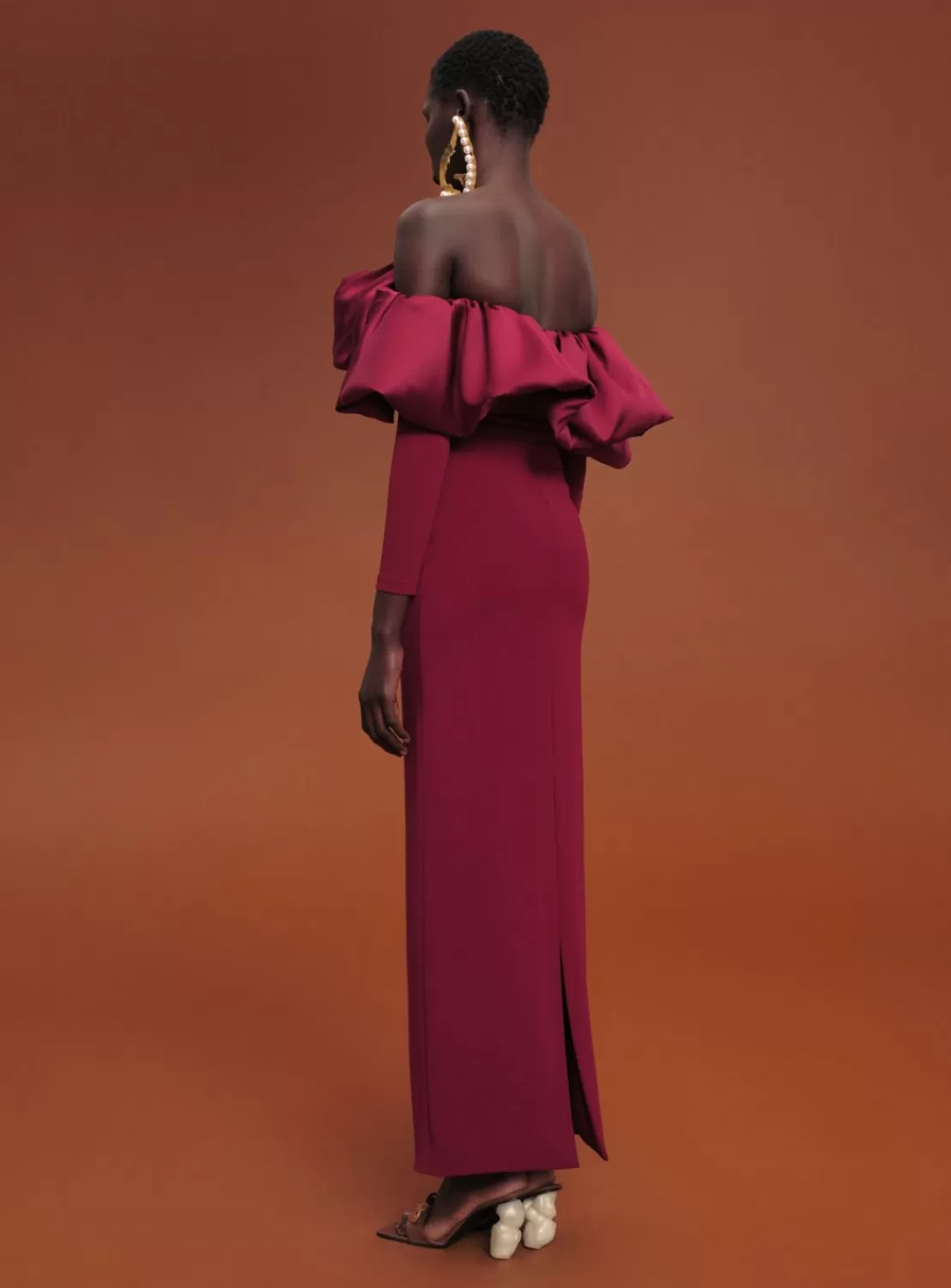 The Elson Maxi Dress In Mulberry^Solace London Sale