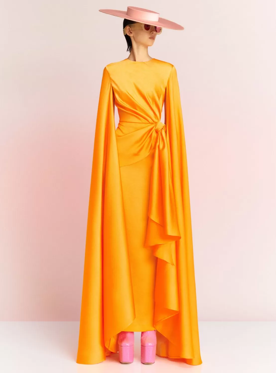 The Elya Maxi Dress In Orange^Solace London Online