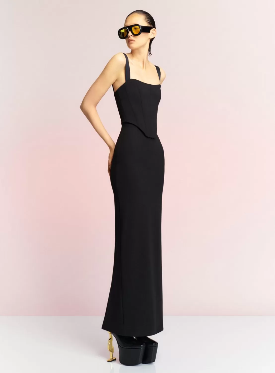 The Frankie Maxi Dress In Black^Solace London Cheap