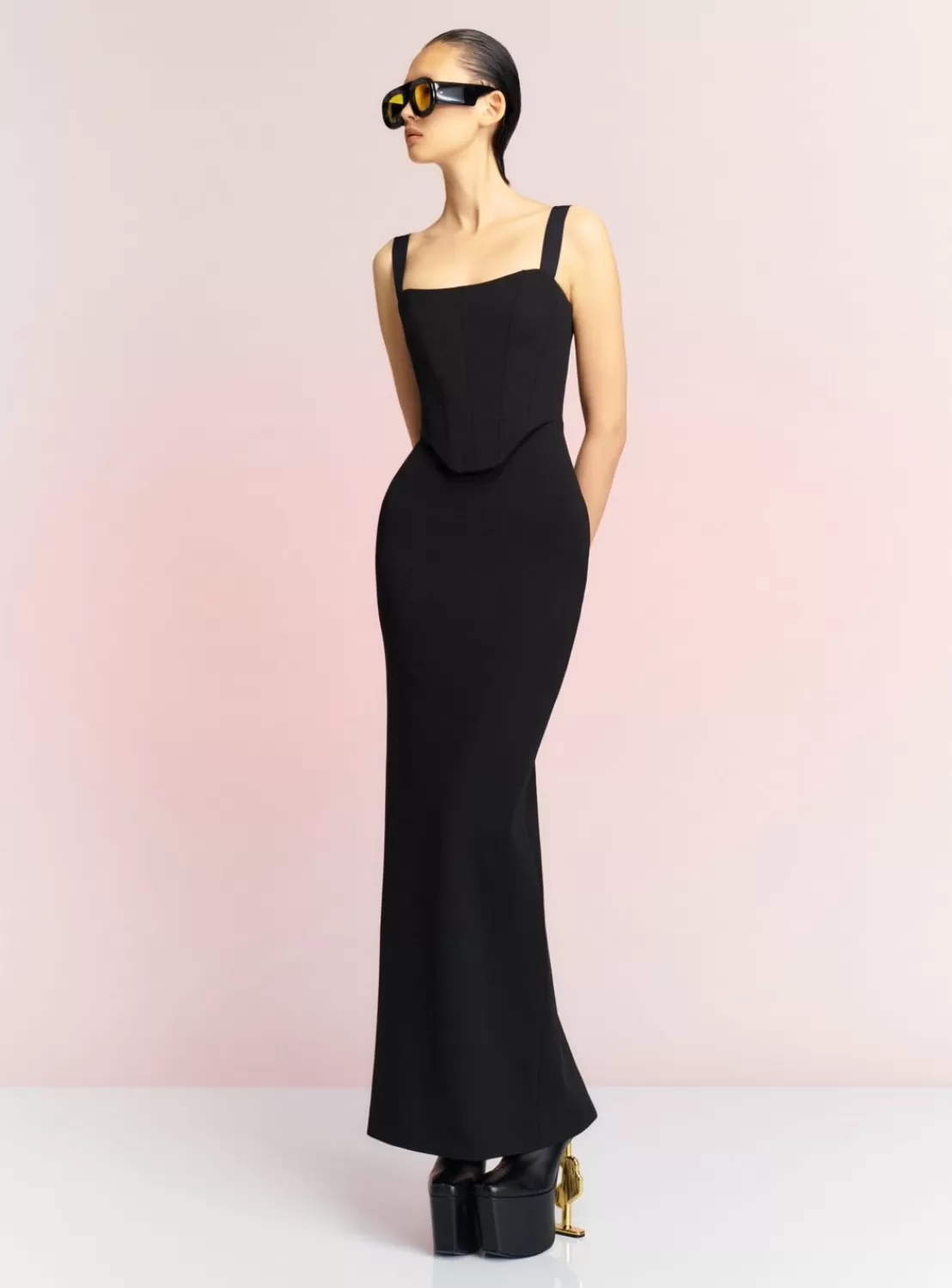 The Frankie Maxi Dress In Black^Solace London Cheap