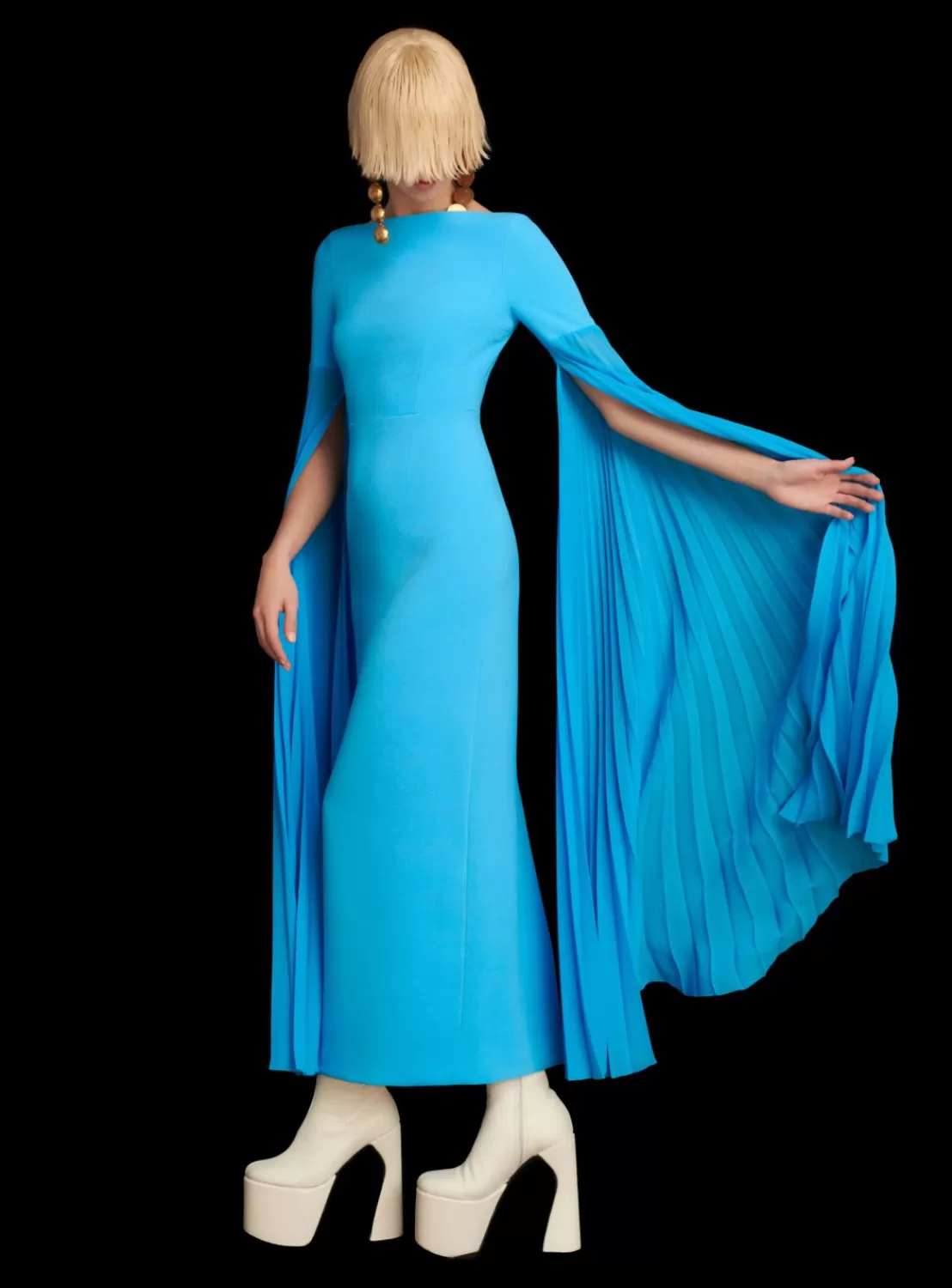 The Grace Maxi Dress In Blue^Solace London Fashion