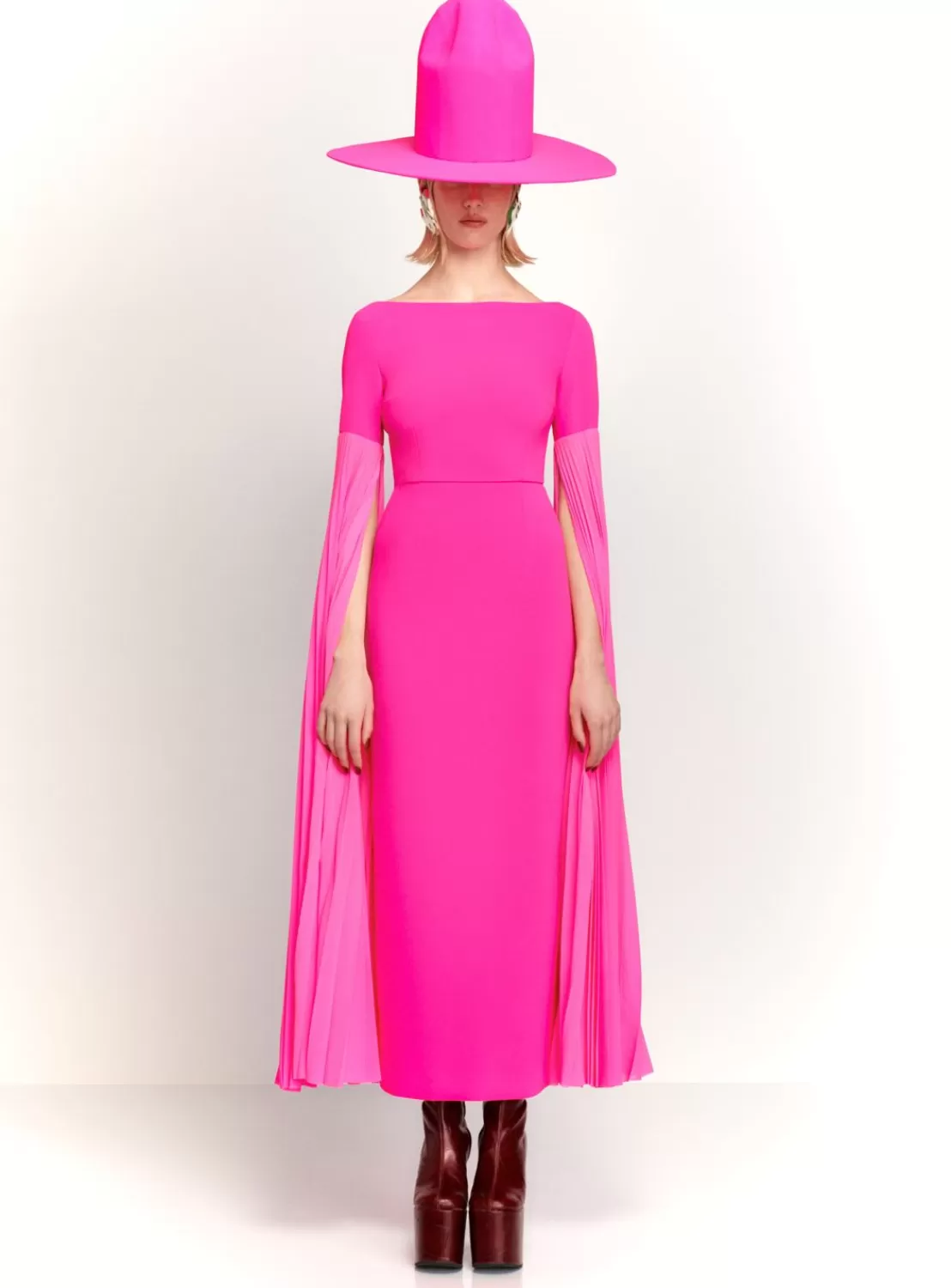 The Grace Maxi Dress In Hot Pink^Solace London Cheap