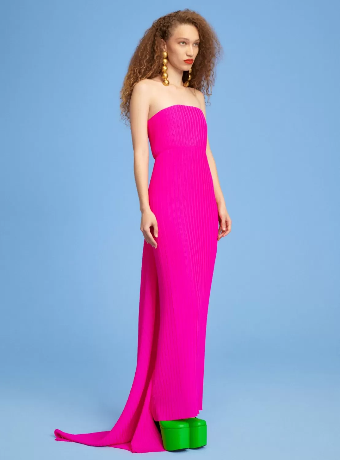 The Harlee Maxi Dress In Hot Pink^Solace London Best Sale