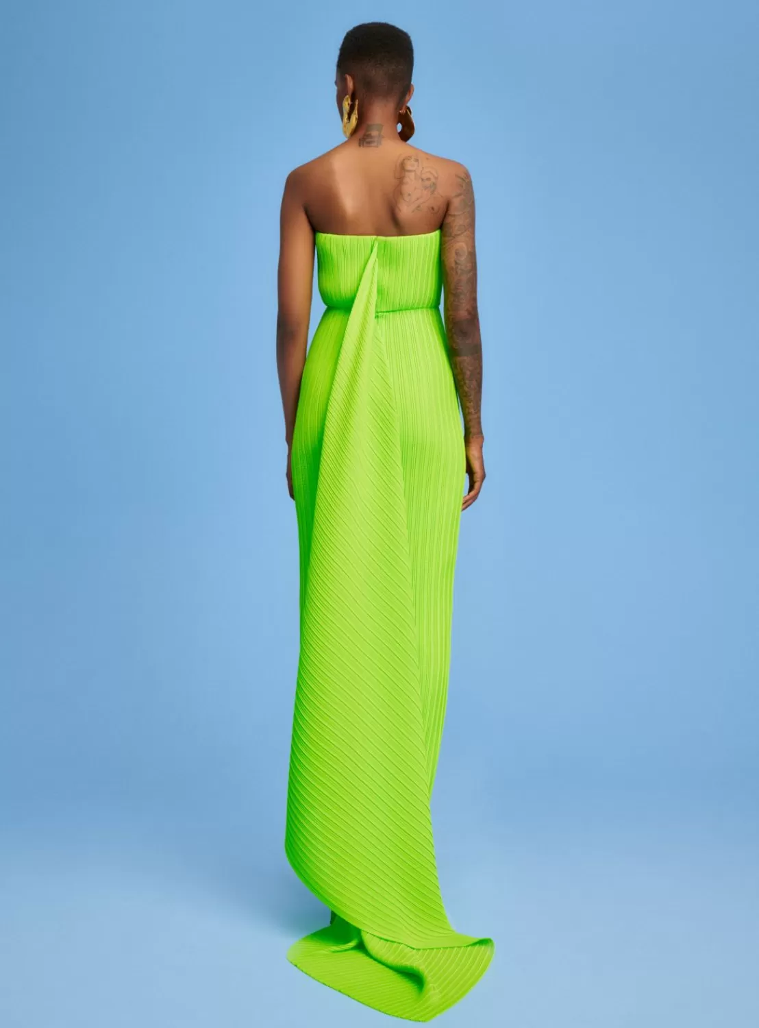 The Harlee Maxi Dress In Lime^Solace London Clearance