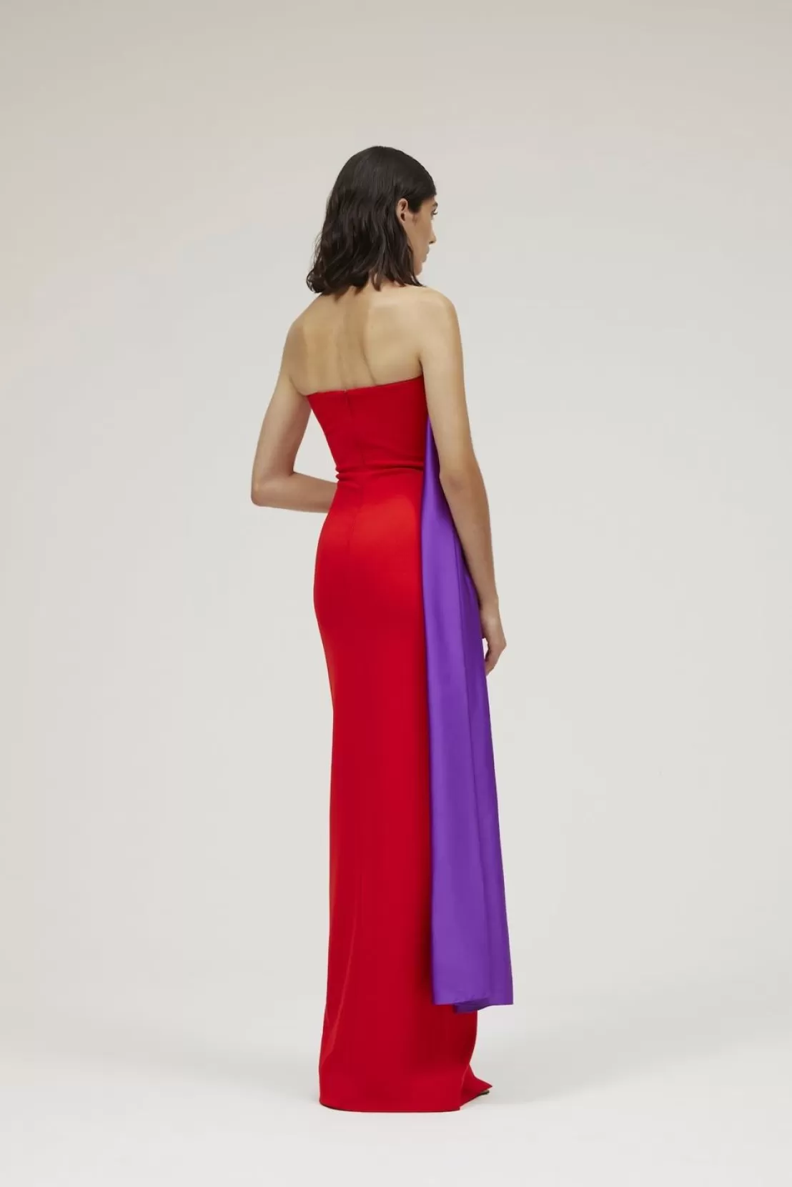 The Harlow Dress In Ultra Purple & True Red^Solace London Flash Sale