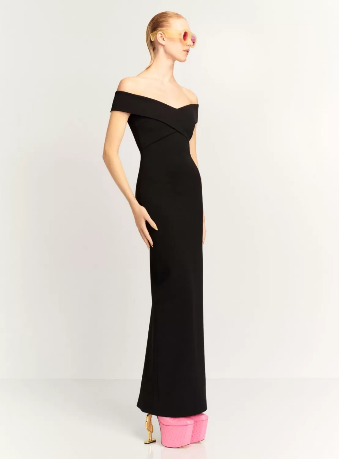 The Ines Maxi Dress In Black^Solace London New