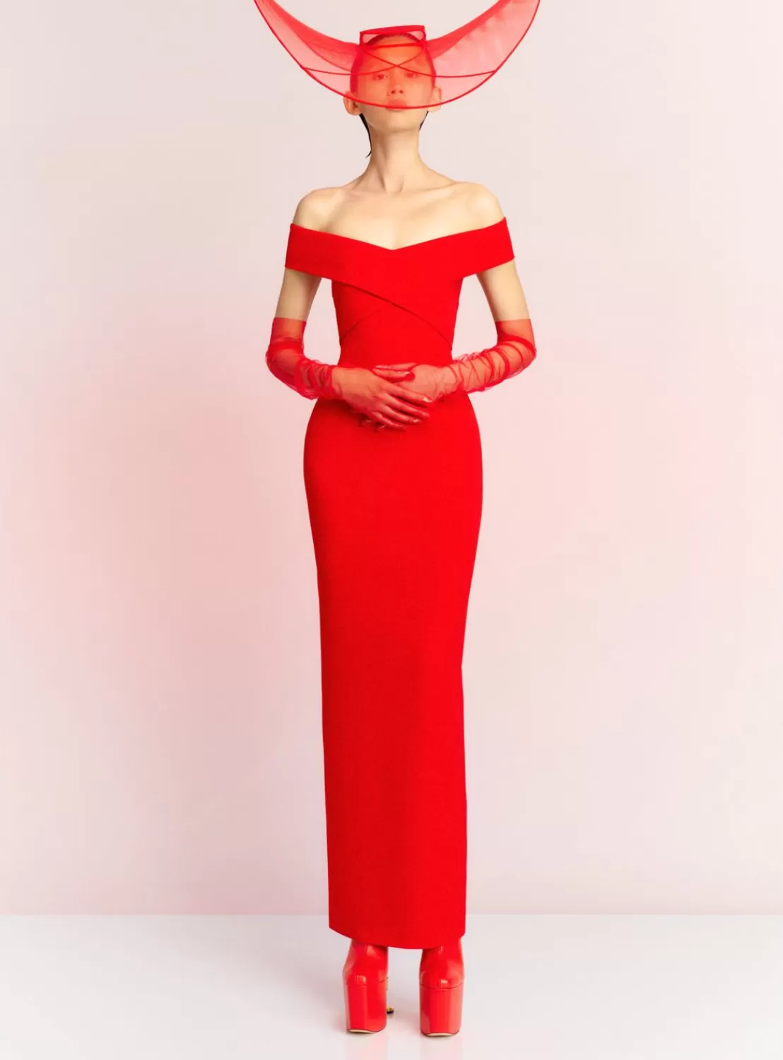 The Ines Maxi Dress In Red^Solace London Clearance