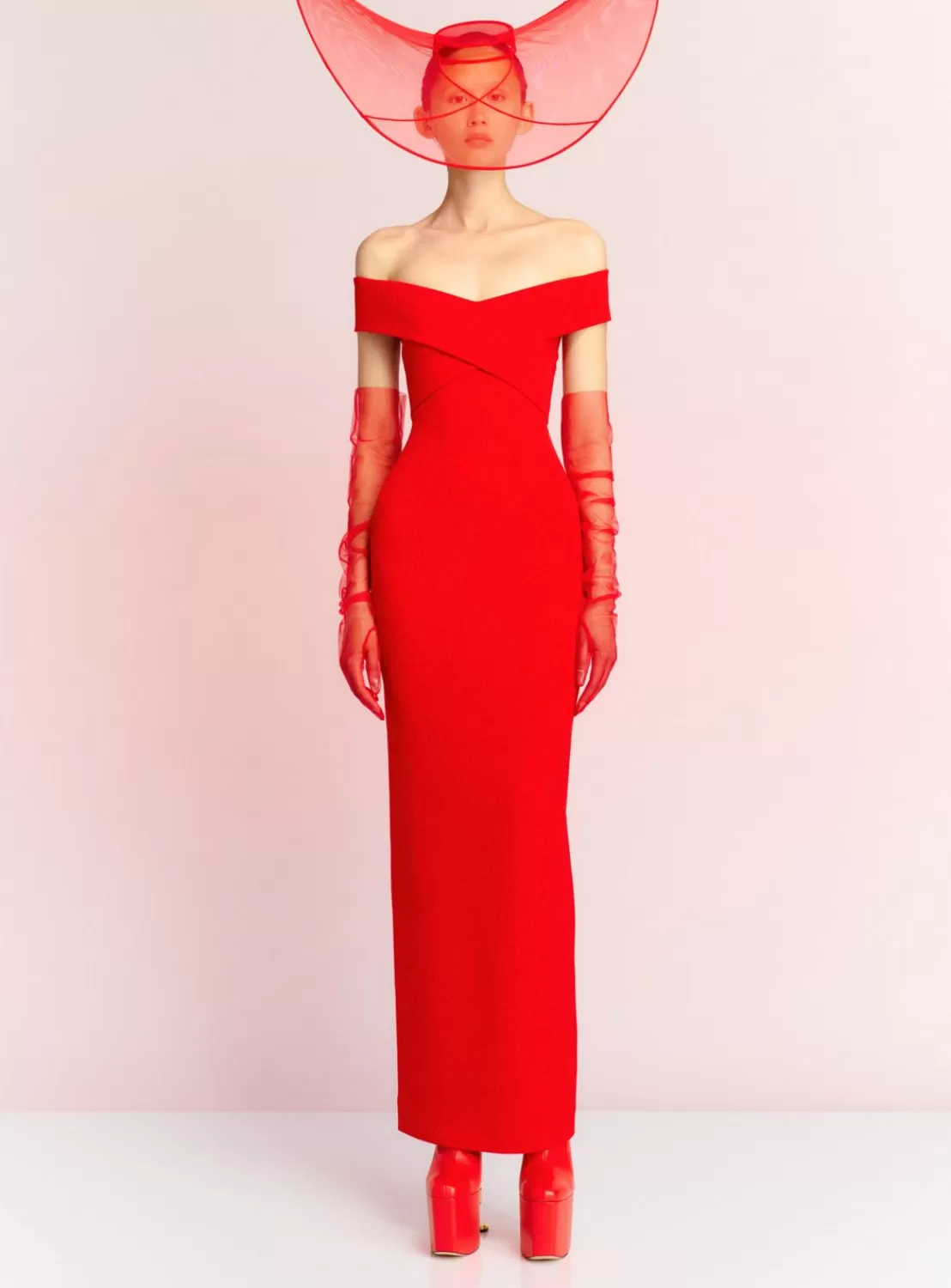 The Ines Maxi Dress In Red^Solace London Clearance