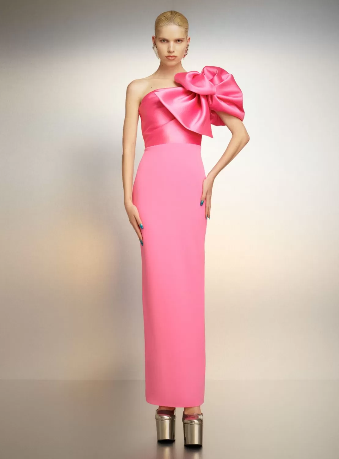 The Iyana Maxi Dress In Pink^Solace London New