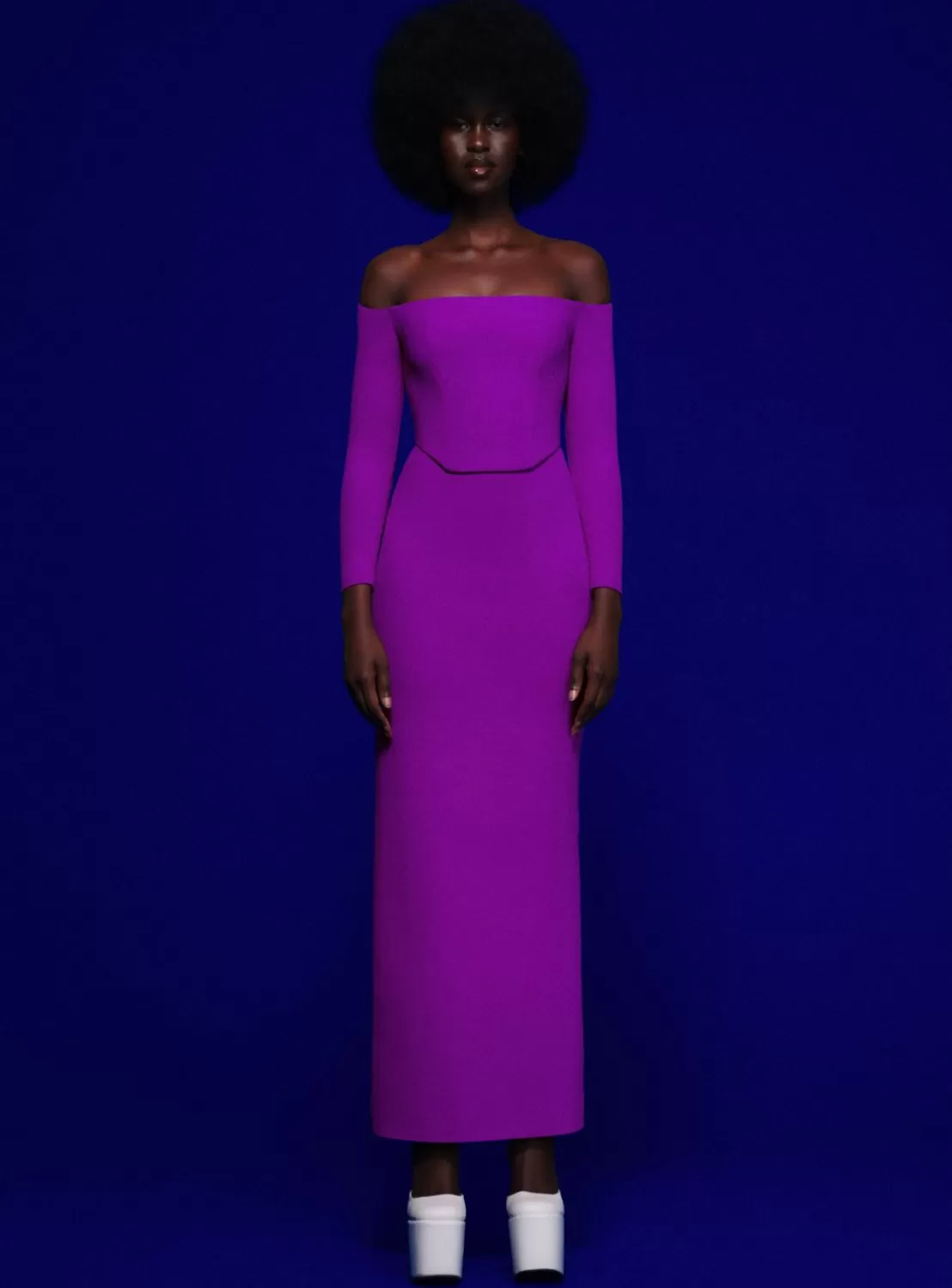 The Kae Maxi Dress In Purple^Solace London Outlet