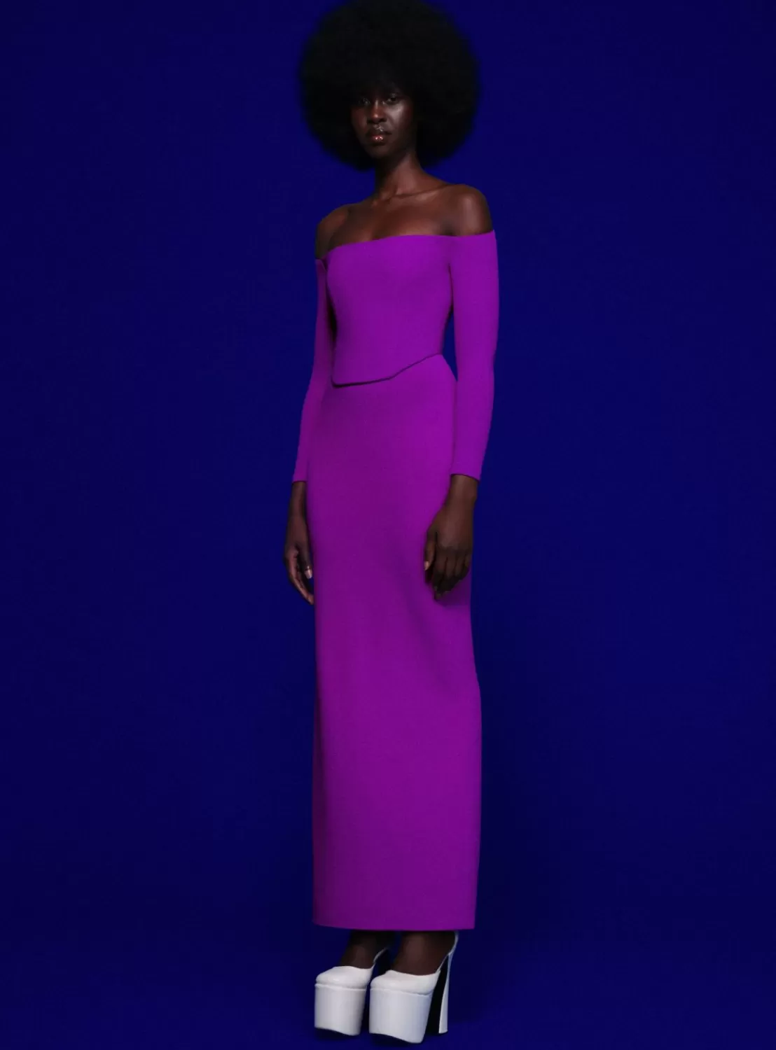 The Kae Maxi Dress In Purple^Solace London Outlet