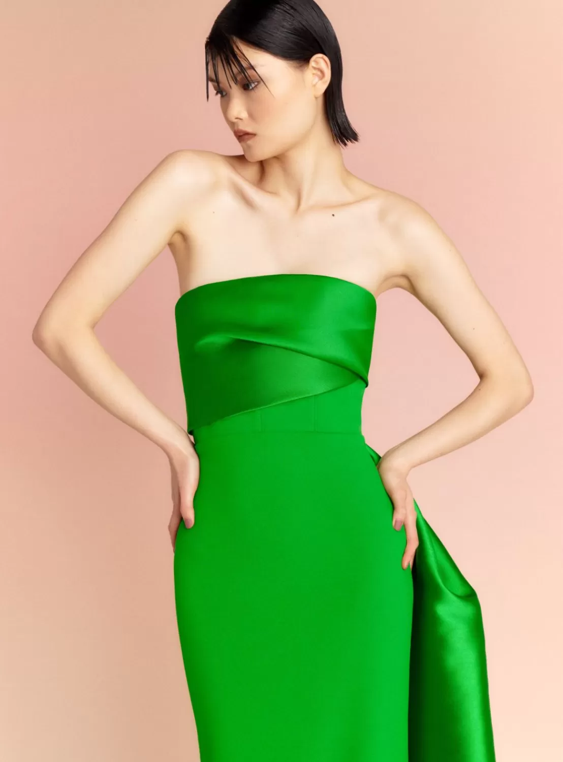 The Kinsley Maxi Dress In Bright Green^Solace London Best Sale