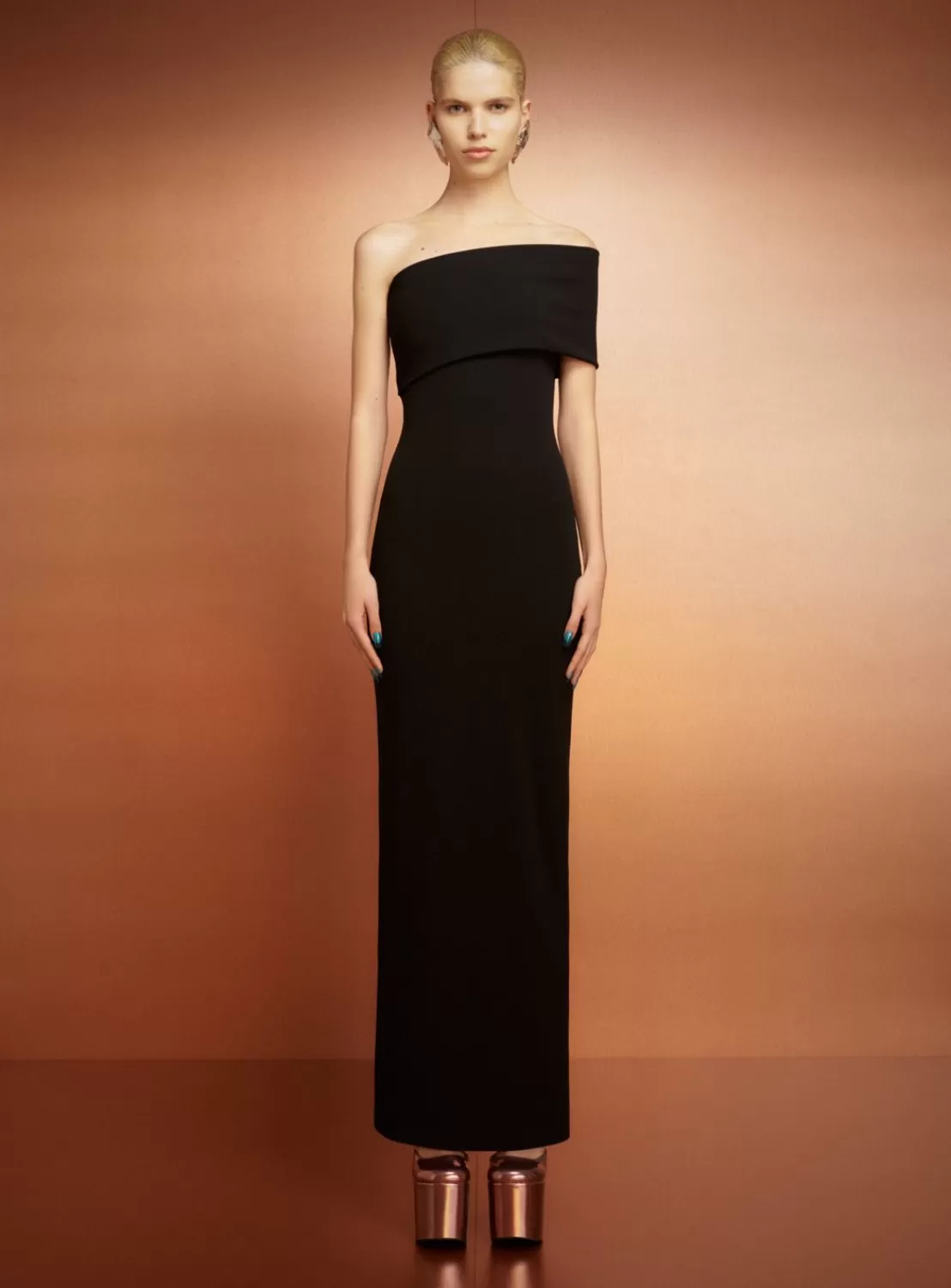 The Lana Maxi Dress In Black^Solace London New