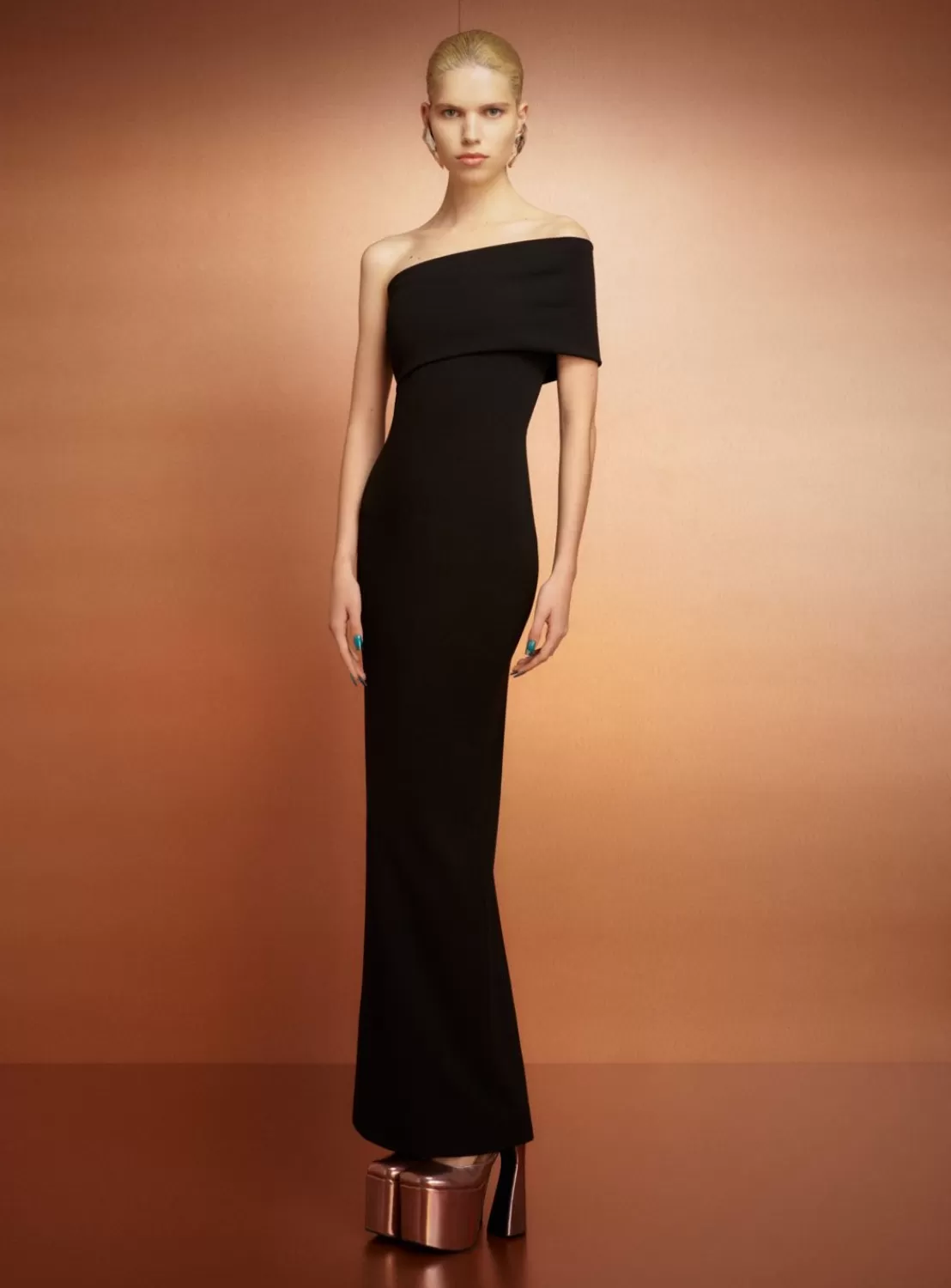 The Lana Maxi Dress In Black^Solace London New