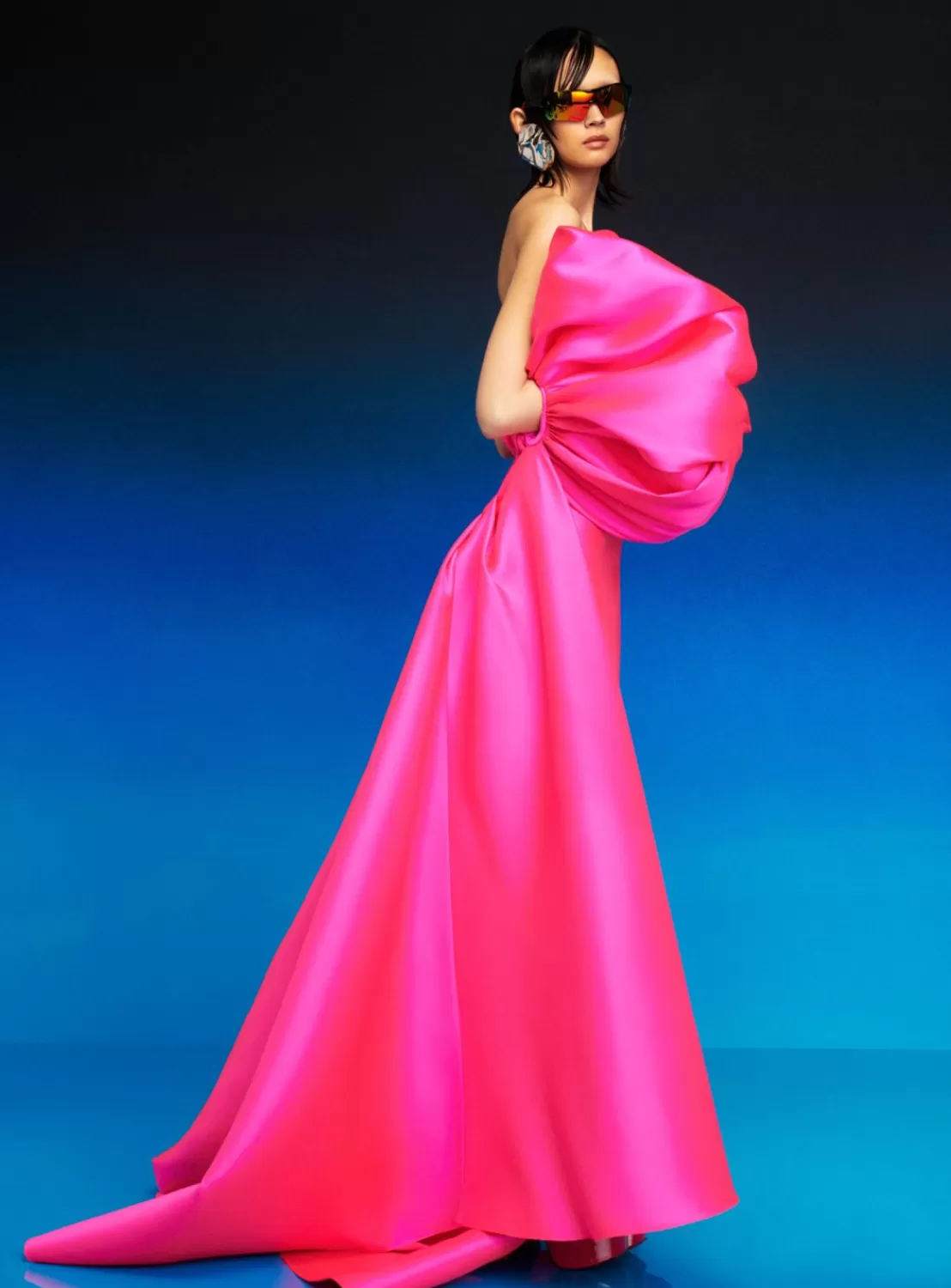 The Lea Maxi Dress In Hot Pink^Solace London New