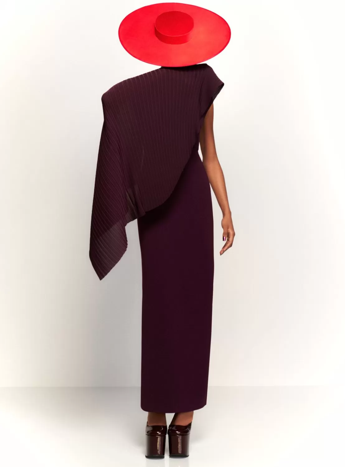 The Lillia Maxi Dress In Plum^Solace London New