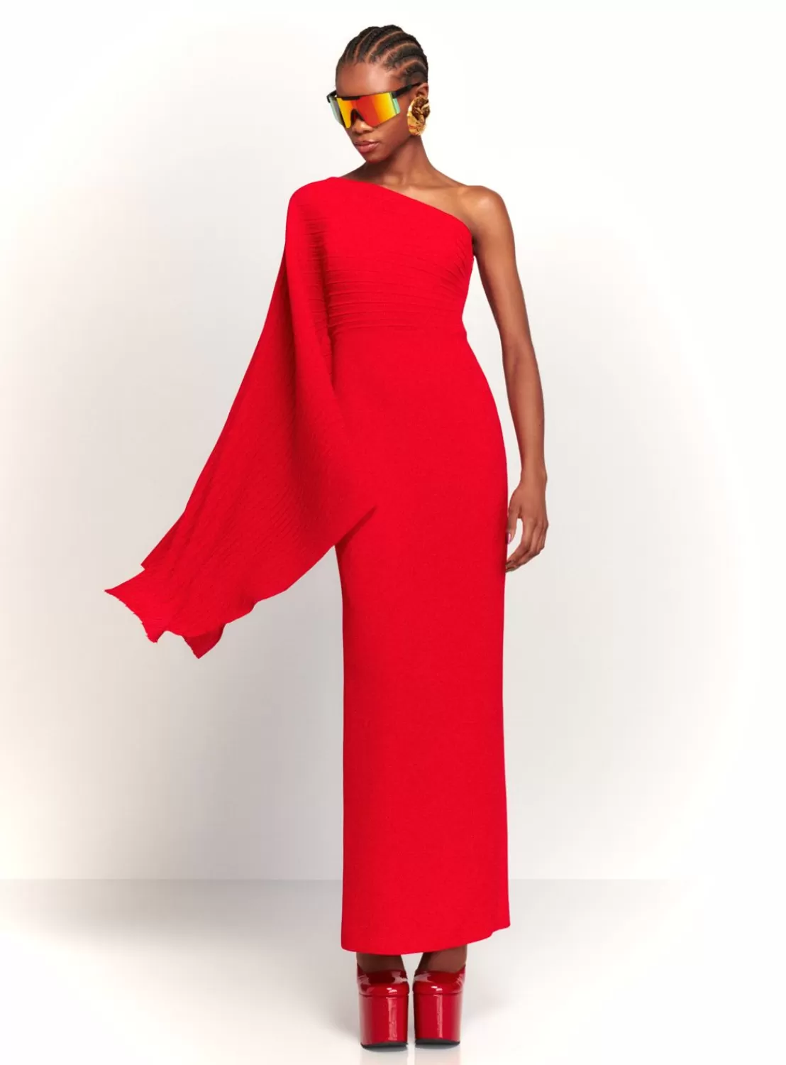 The Lillia Maxi Dress In Red^Solace London Flash Sale