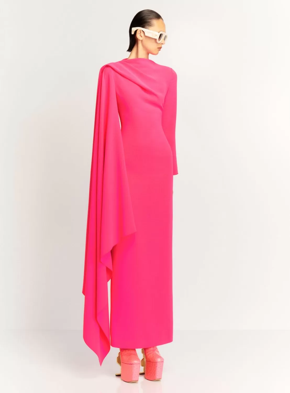 The Lydia Maxi Dress In Ultra Pink^Solace London Store