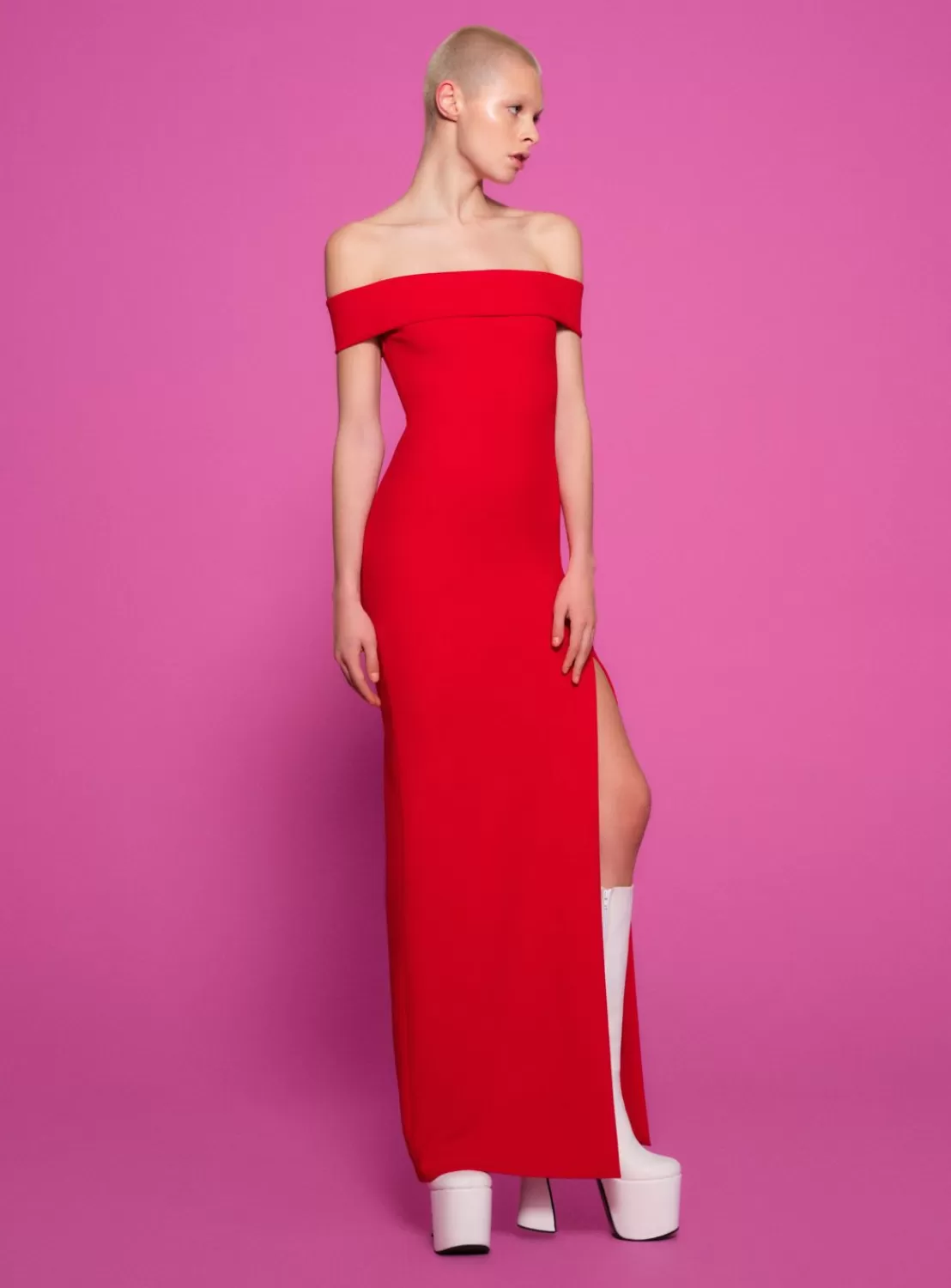 The Martina Maxi Dress In Red^Solace London Clearance