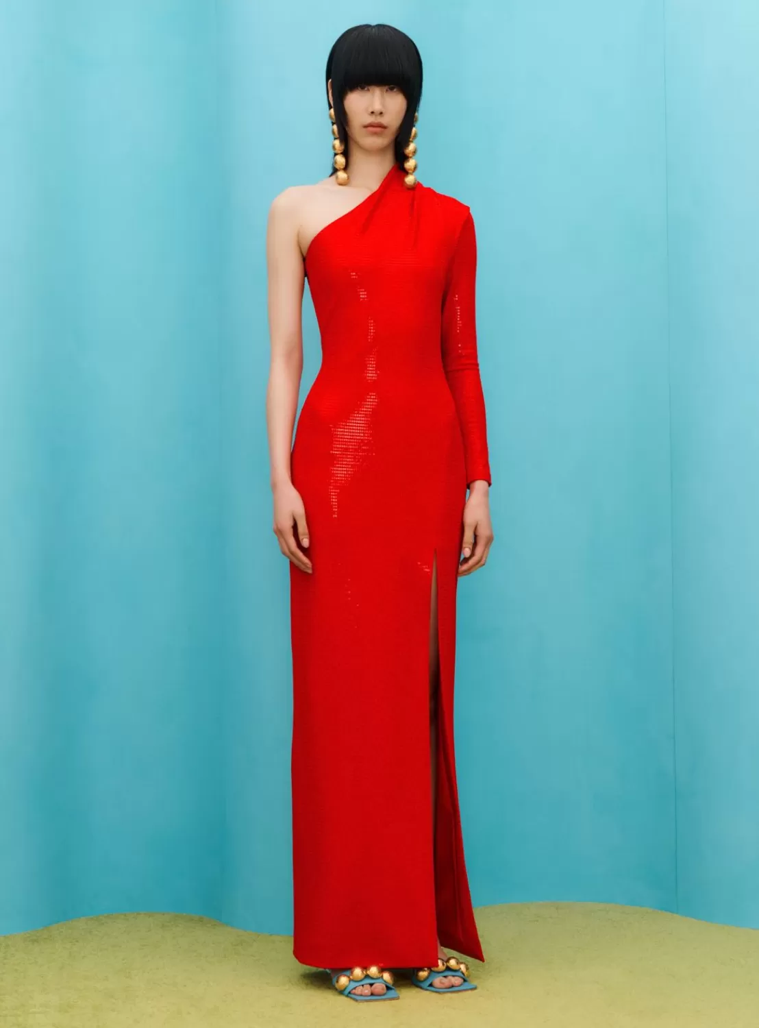 The Monroe Maxi Dress In Red^Solace London Online