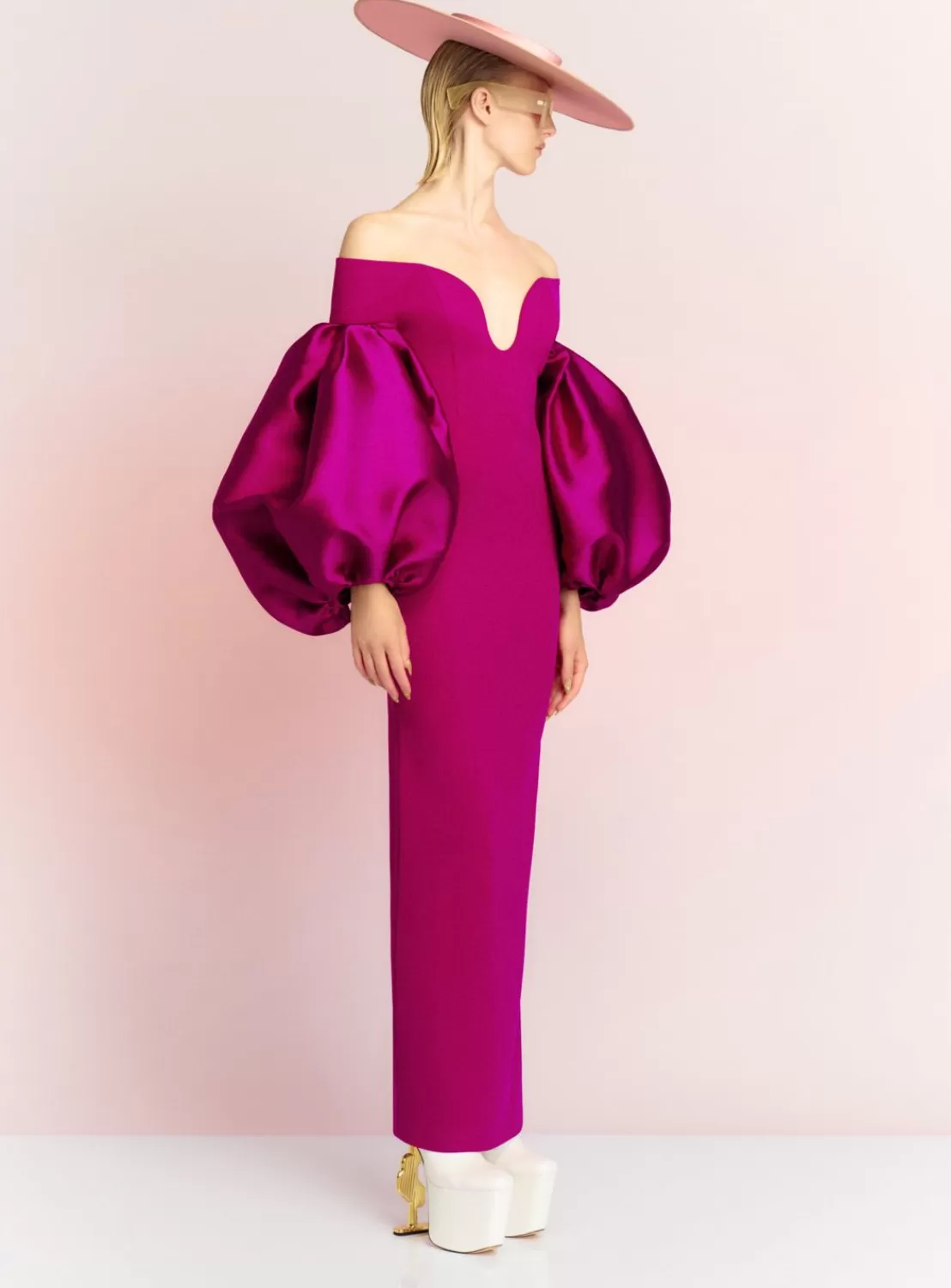 The Mora Maxi Dress In Fuchsia^Solace London Outlet