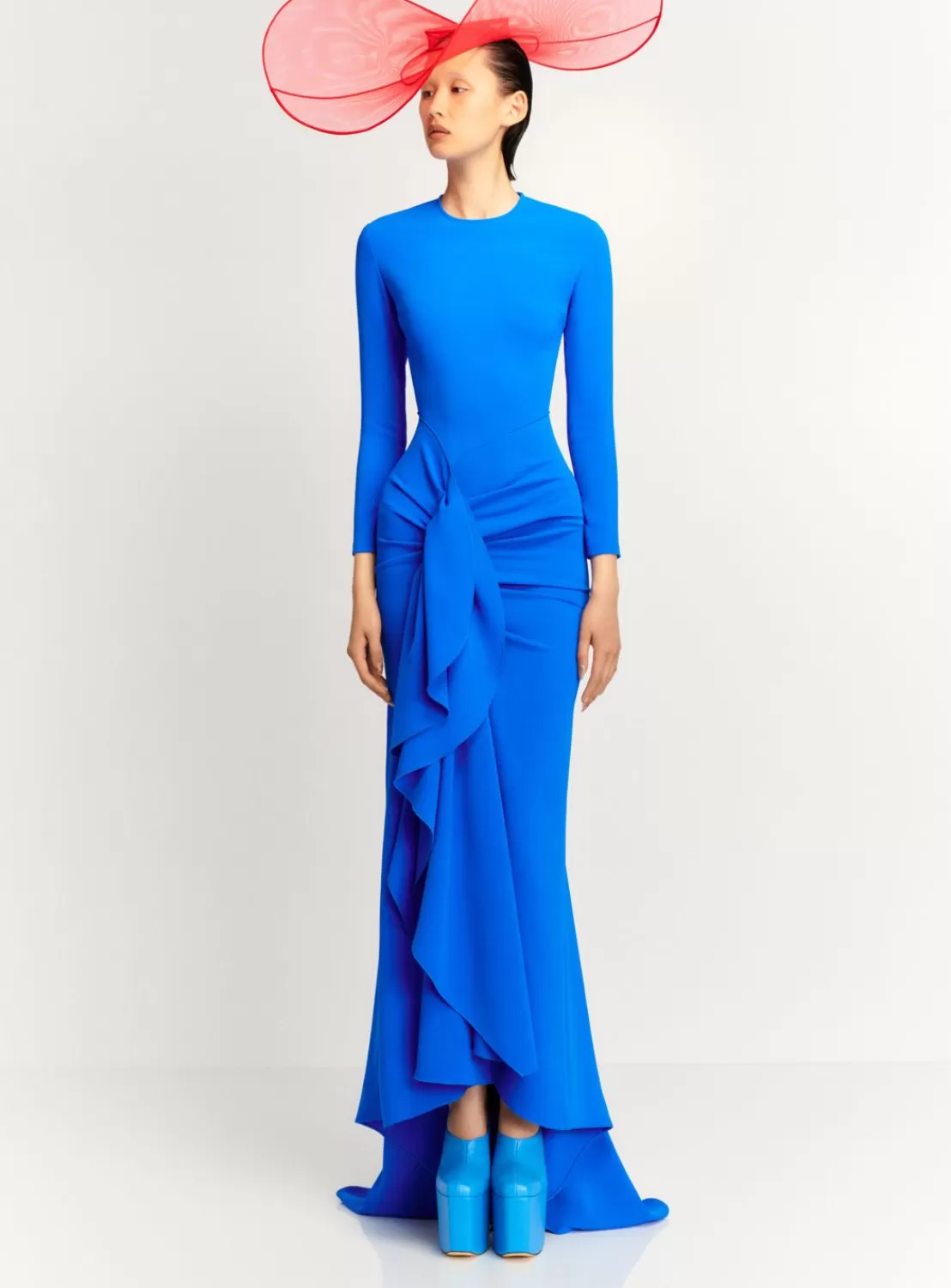 The Nia Maxi Dress In Blue^Solace London Flash Sale