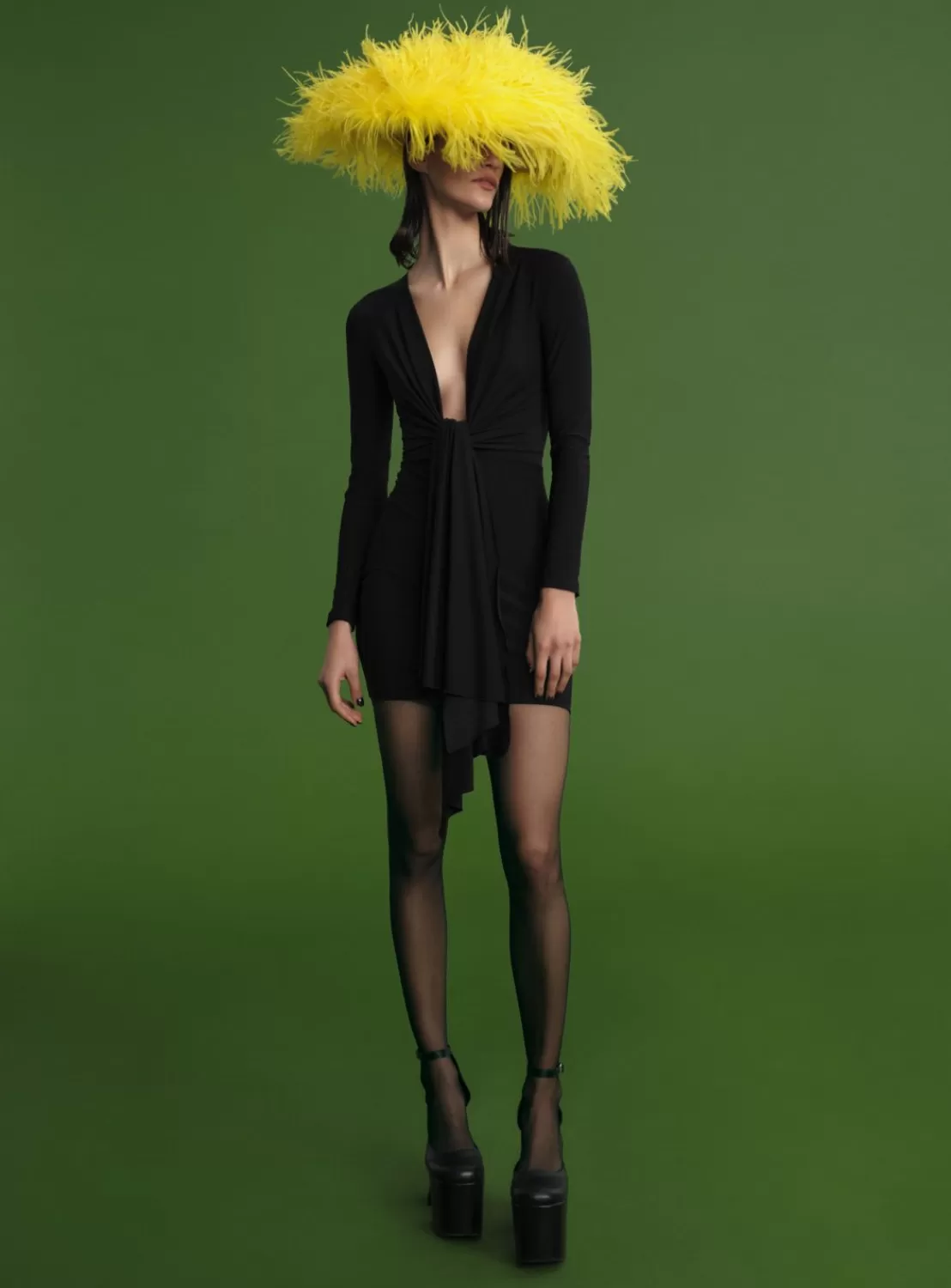 The Renzo Mini Dress In Black^Solace London Fashion