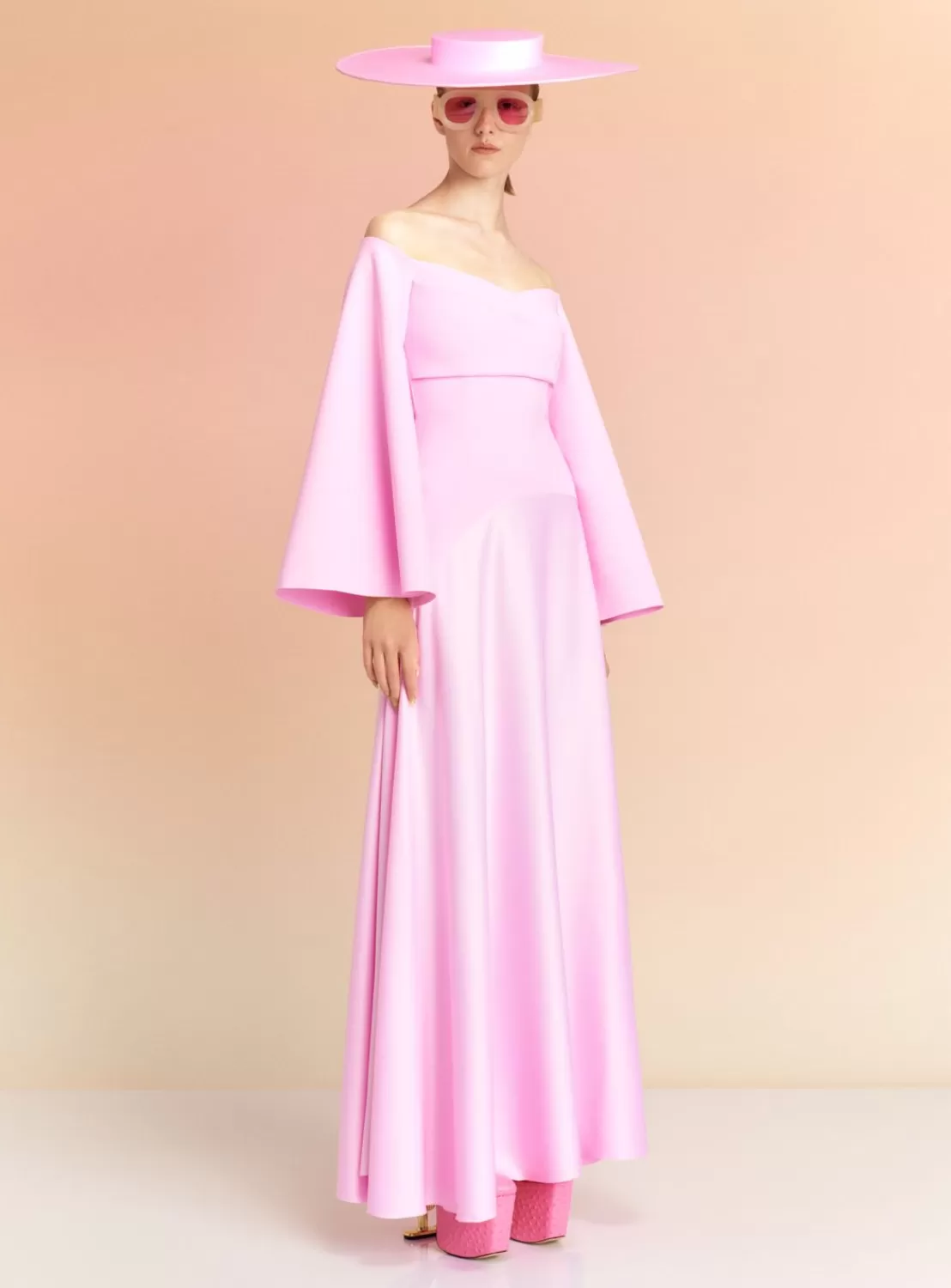 The Rina Maxi Dress In Blush^Solace London Sale