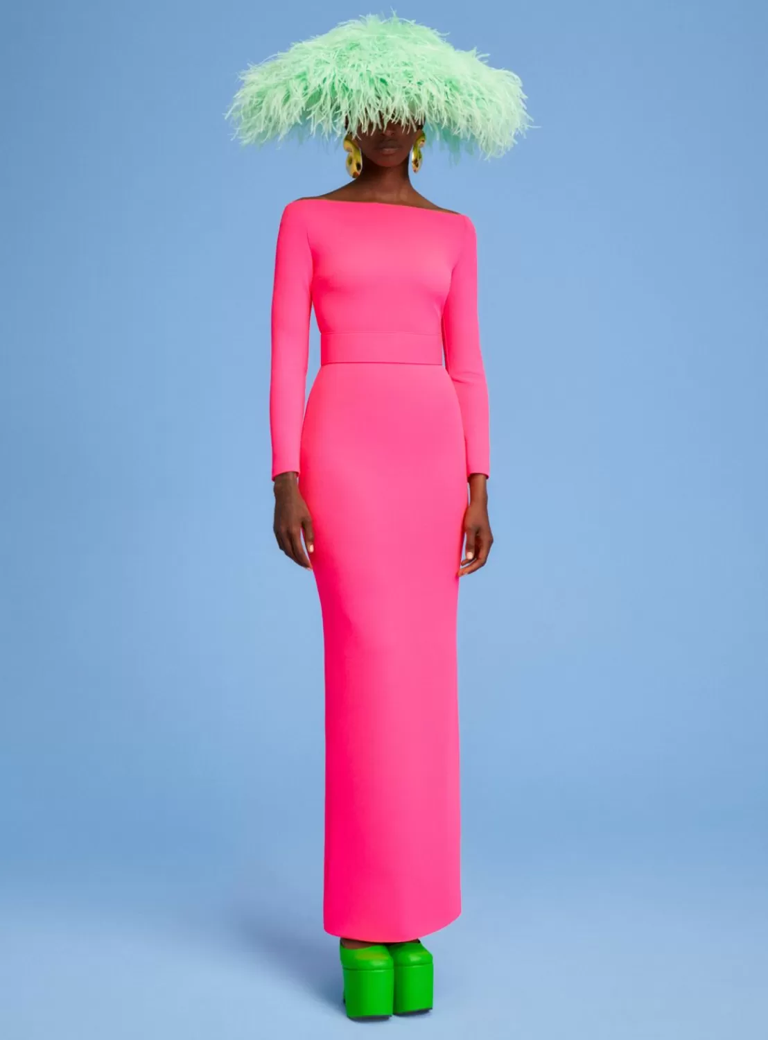 The Sabina Maxi Dress In Ultra Pink^Solace London Cheap