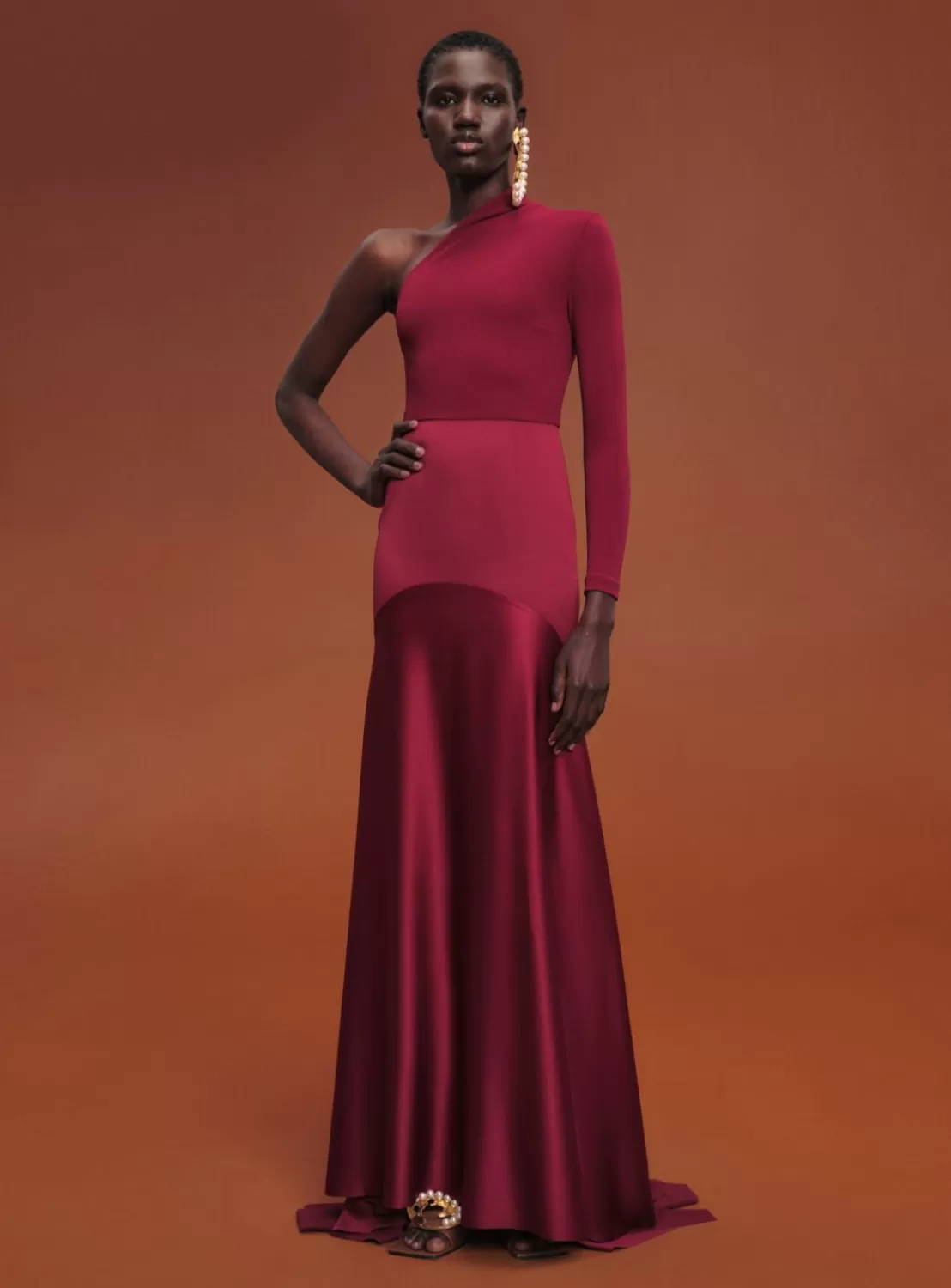 The Sarr Maxi Dress In Mulberry^Solace London Shop