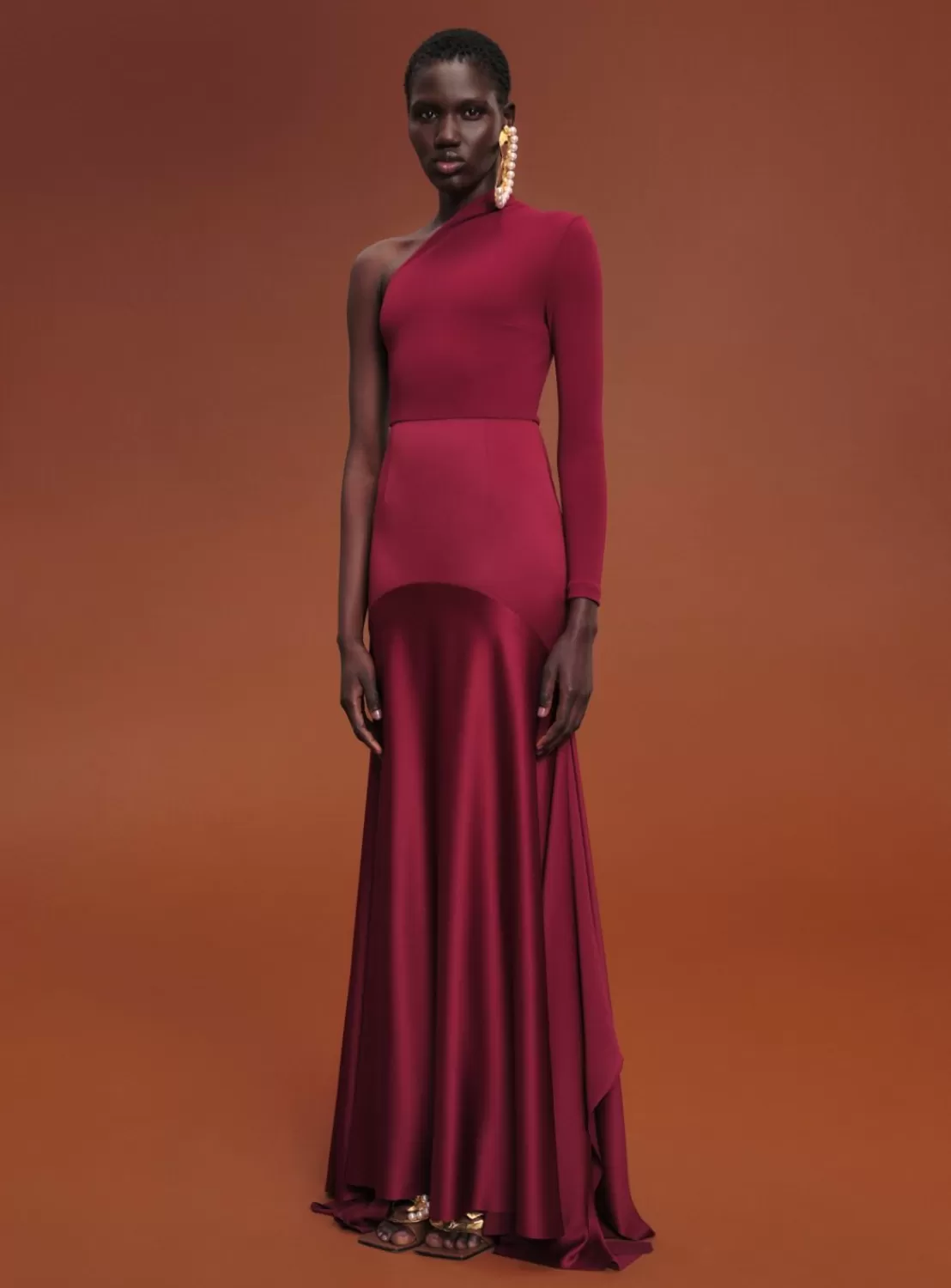 The Sarr Maxi Dress In Mulberry^Solace London Shop